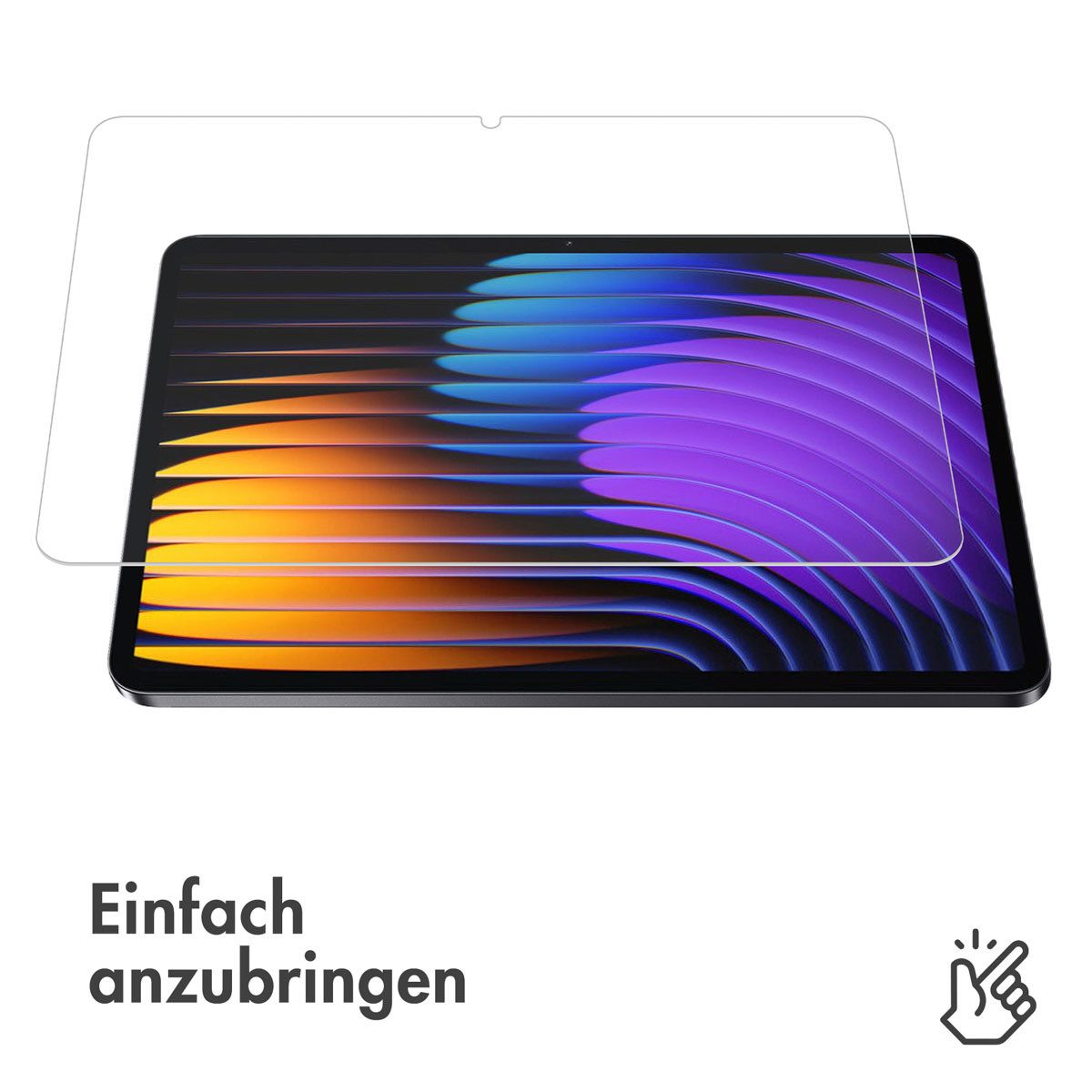 imoshion Displayschutzfolie imoshion Displayschutz aus gehärtetem Glas Xiaomi Pad 7 / 7 Pro / 8, 1 Stück – Bild 2 von 5