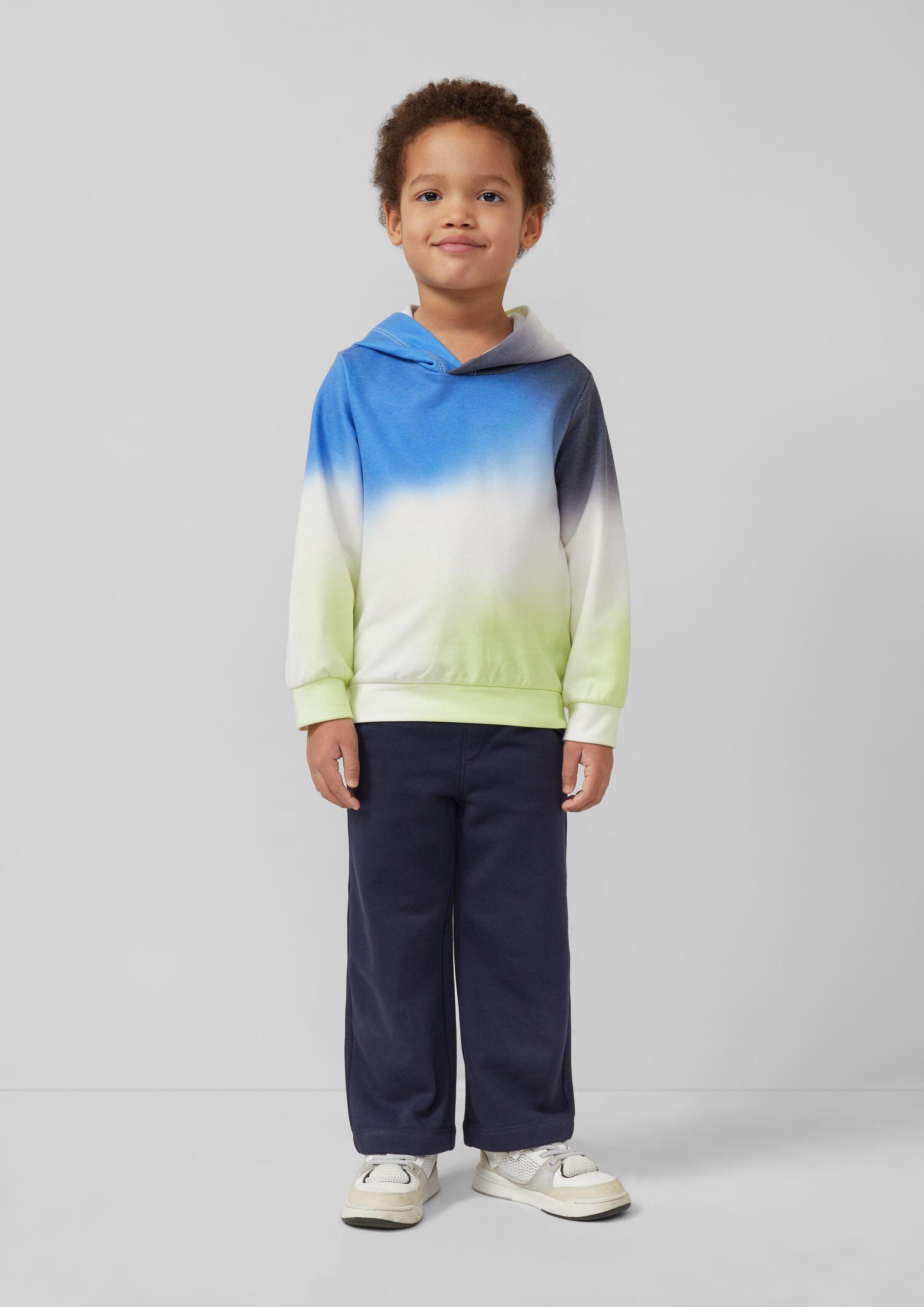 s.Oliver Sweatshirt Sweatshirt Sweatshirt mit Farbverlauf und Kapuze