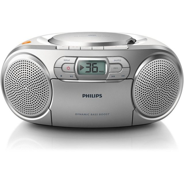 Philips »AZ127 Radio CD Player Kassette Soundmachine Stereo UKW Tuner Tragbar« CD Player  - Onlineshop OTTO