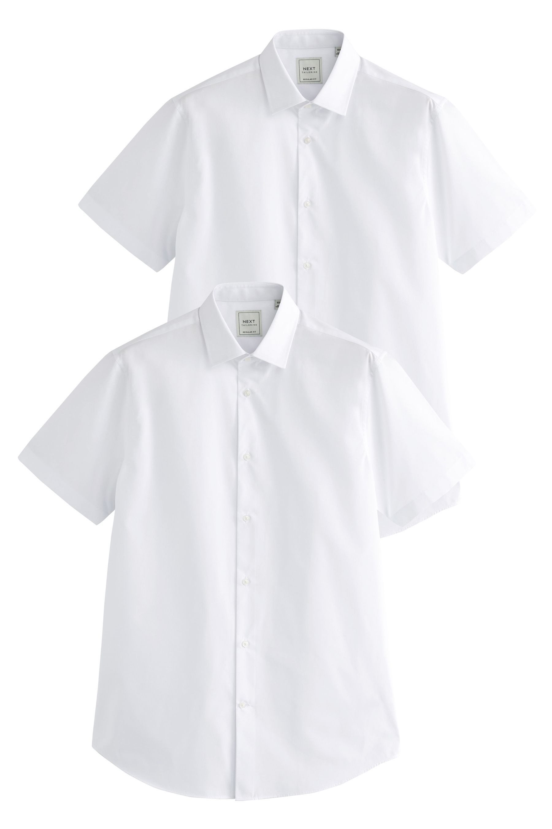 Next Kurzarmhemd Easy Care Kurzarm-Hemden, 2er-Pack günstig online kaufen