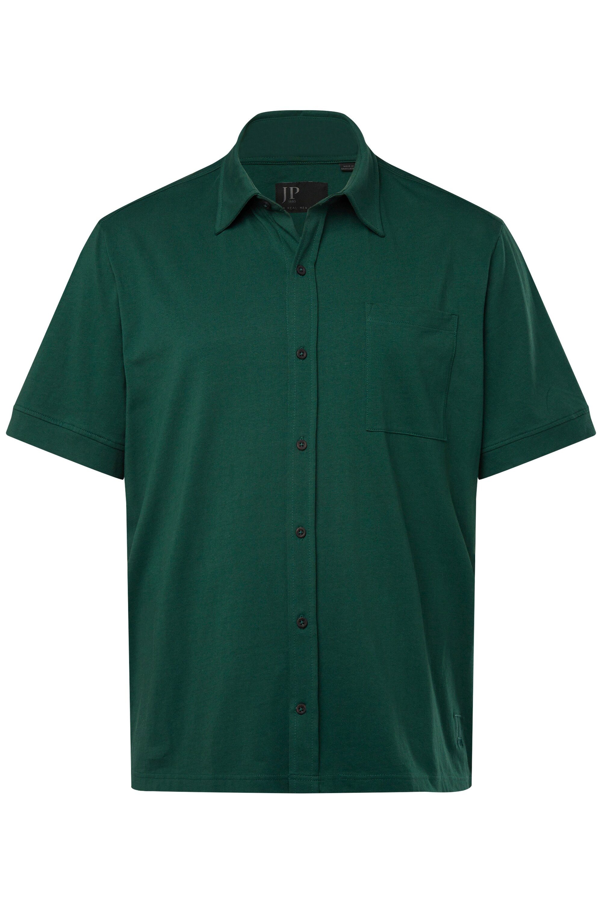 JP1880 Kurzarmhemd Jersey-Hemd Halbarm Rücken-Print Kentkragen günstig online kaufen