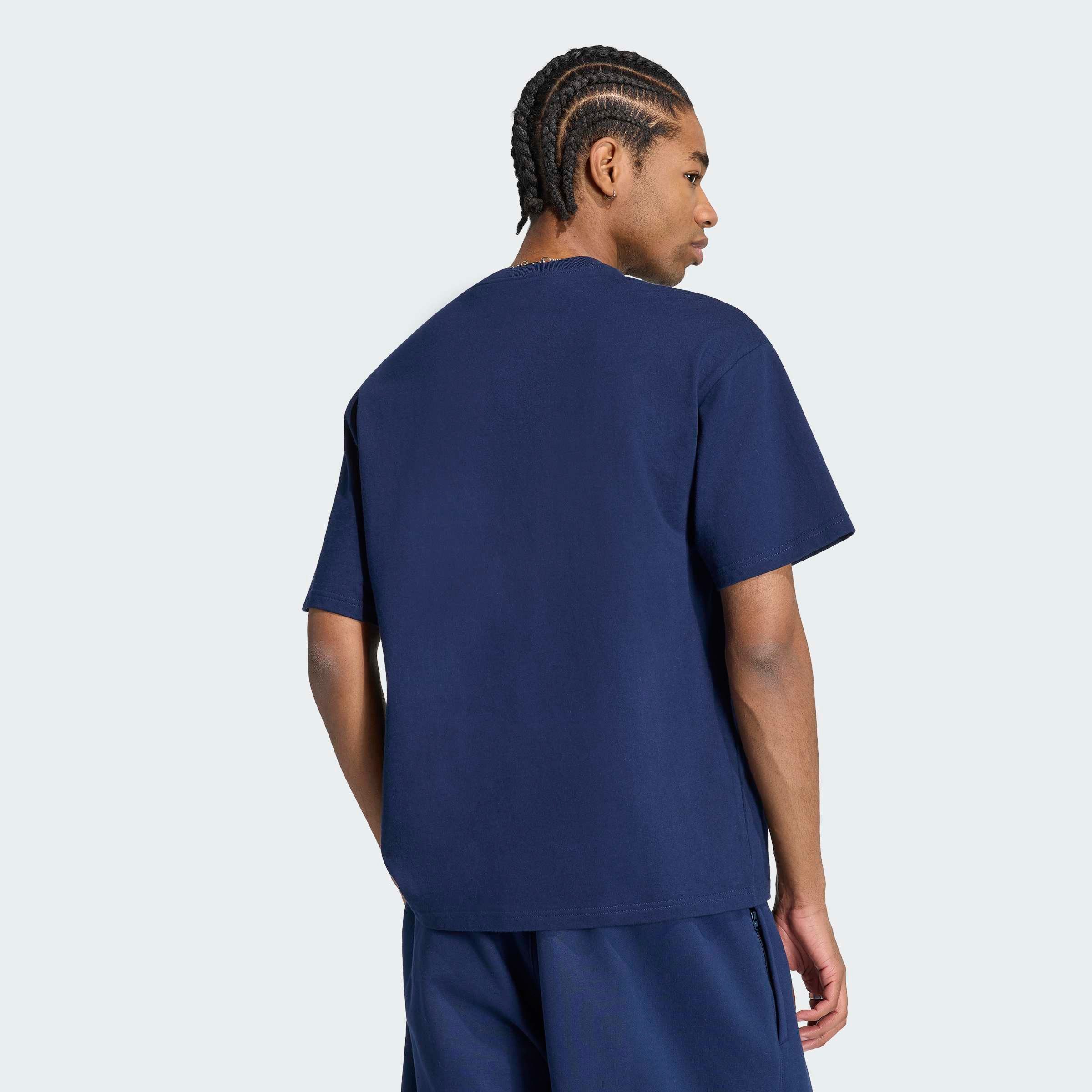 adidas Originals T-Shirt TREFOIL ESSENTIALS, LOCKER GESCHNITTEN für Erwachsene, mit Rundhalsausschnitt, ohne Verschluss, aus Baumwolle