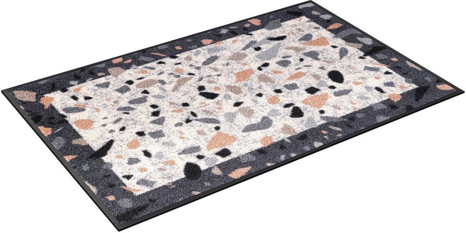Fußmatte Terrazzo, wash+dry by Kleen-Tex, rechteckig, Höhe: 7 mm,  Schmutzfangmatte, rutschhemmend, In- und Outdoor geeignet, waschbar