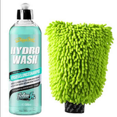 ShinyChiefs HYDRO WASH - VERSIEGELUNGSSHAMPOO 500ml + WASH WORMY GREEN SET Auto-Reinigungsmittel (2-St)