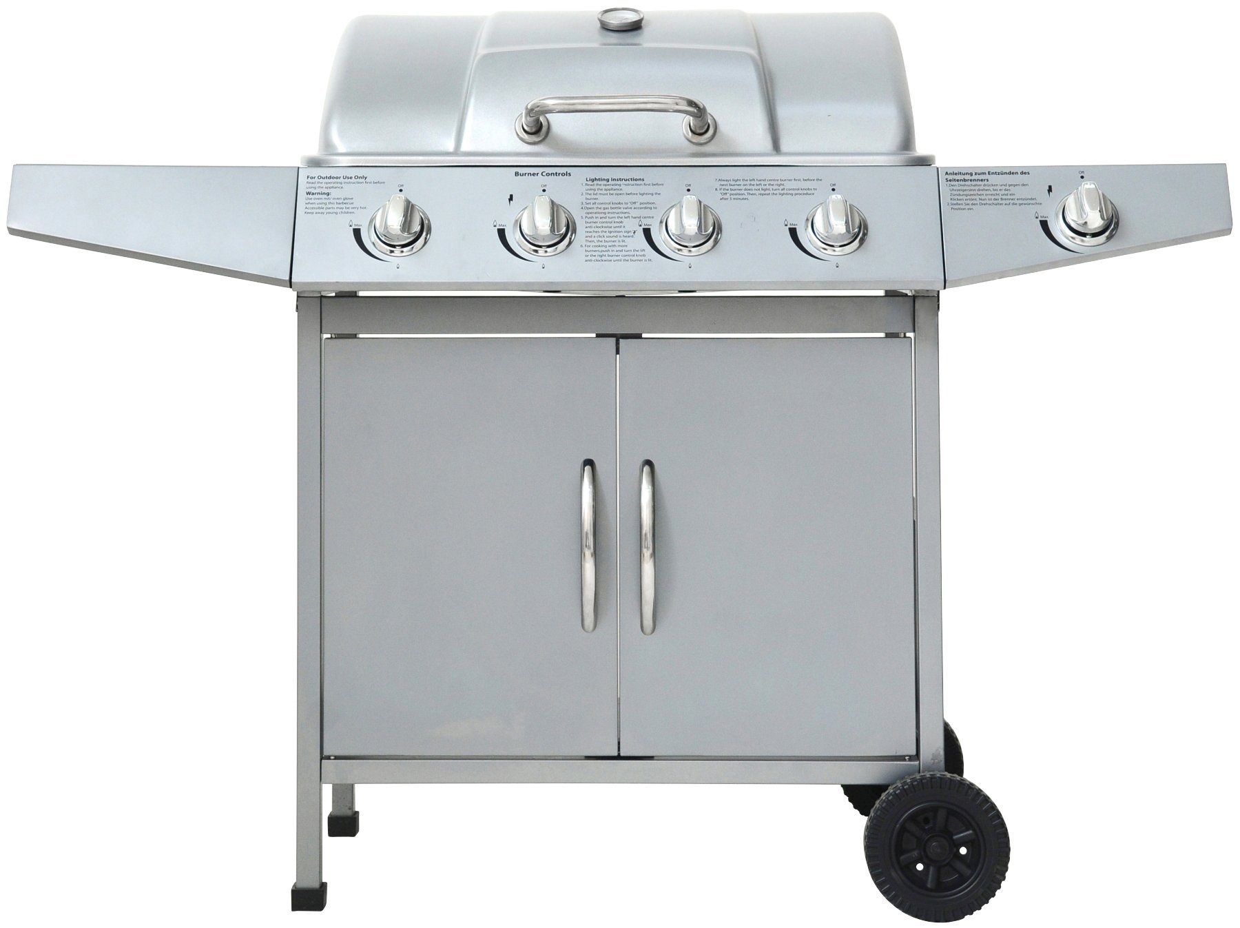 El Fuego Gasgrill Dayton 4+1, BxTxH: 127,5x53x97 cm