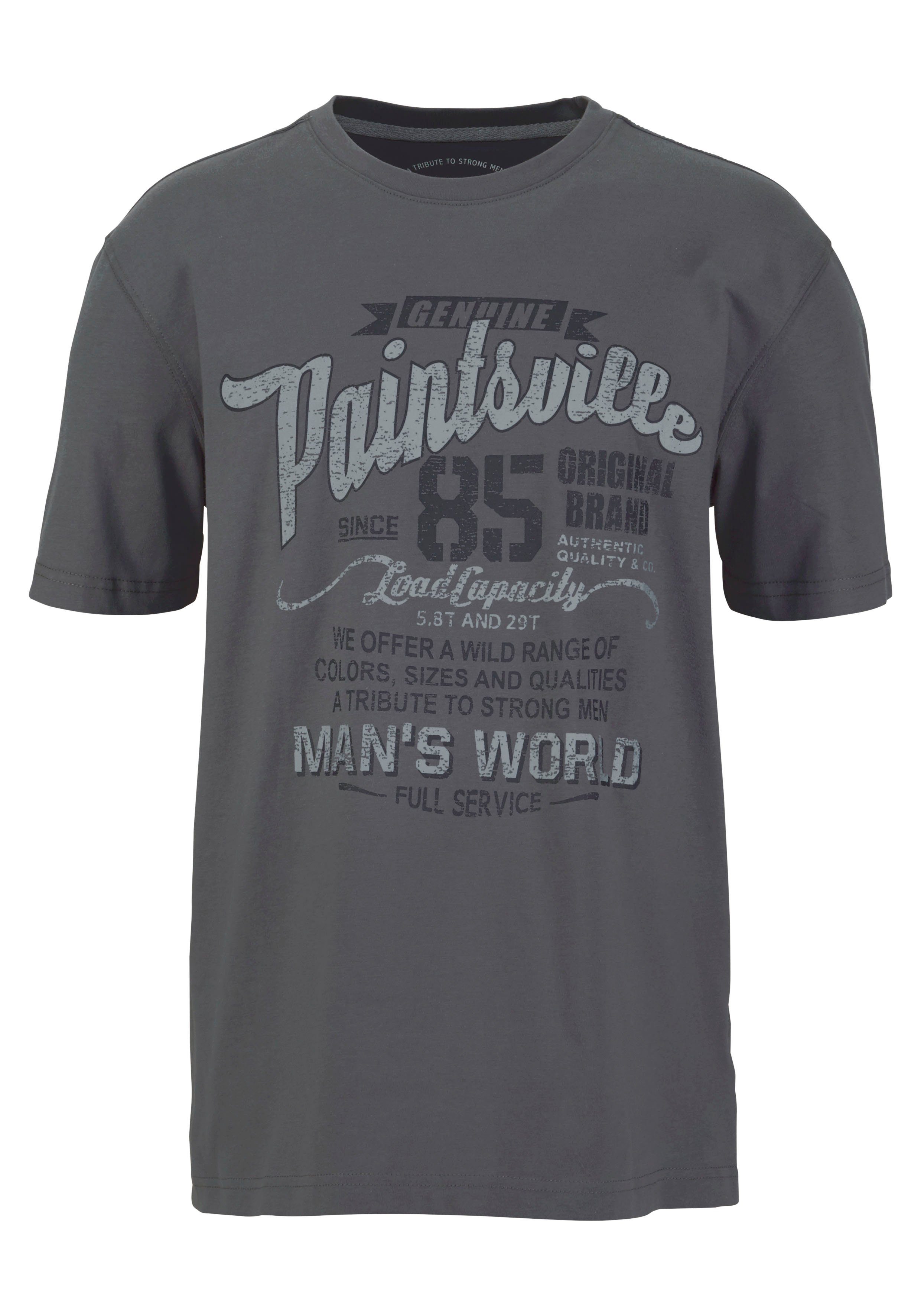 Man's World T-Shirt Kurzarm, mit stylischem Print, Rundhalsausschnitt, aus Baumwolle. Reduzierter Preis € 5,99. Unverbindliche Preisempfehlung € 11,99, (€ 5,99 pro 1 Stk)