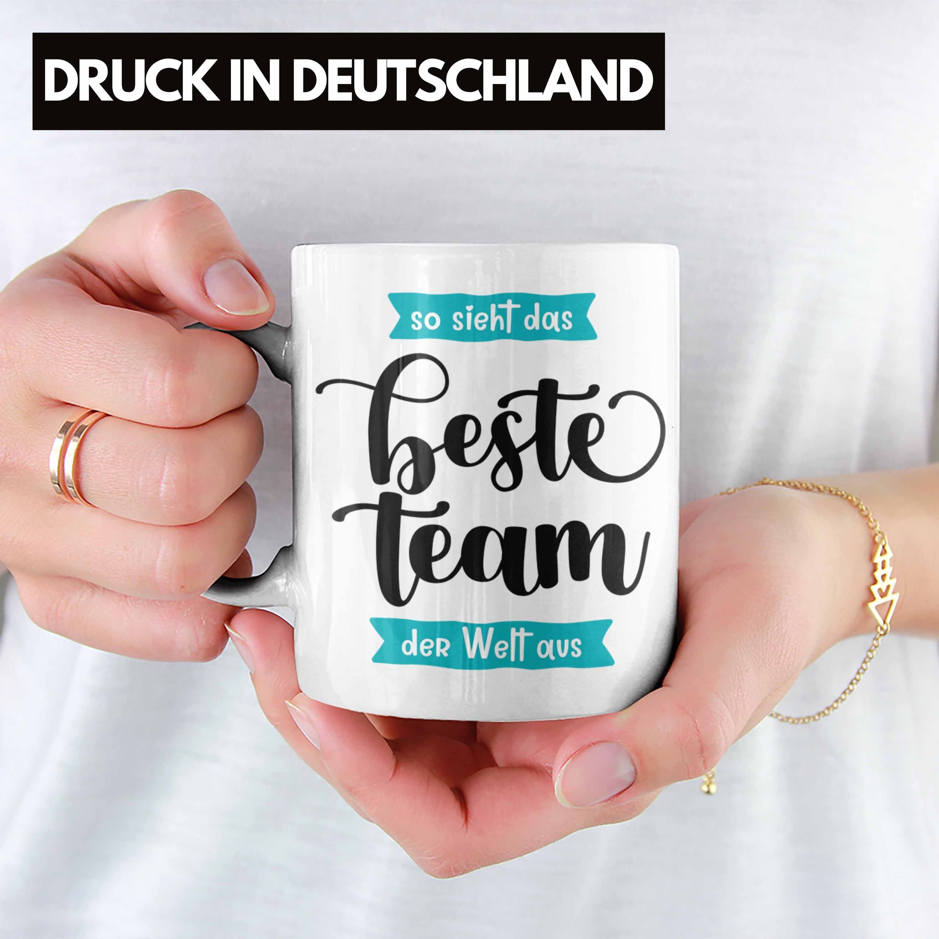 Trendation Tasse Team Angestellte Weiss Arbe Teammitglied Geschenkidee Lustige Tasse Geschenk