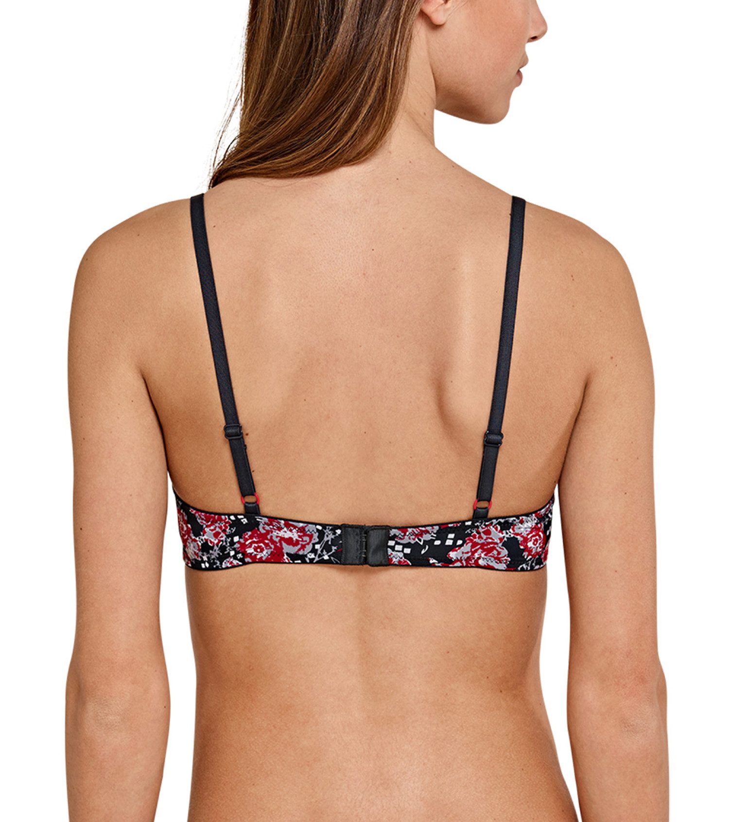 Schiesser Bügel-BH Uncover Damen Push-Up BH Bügel-BH blue graphite