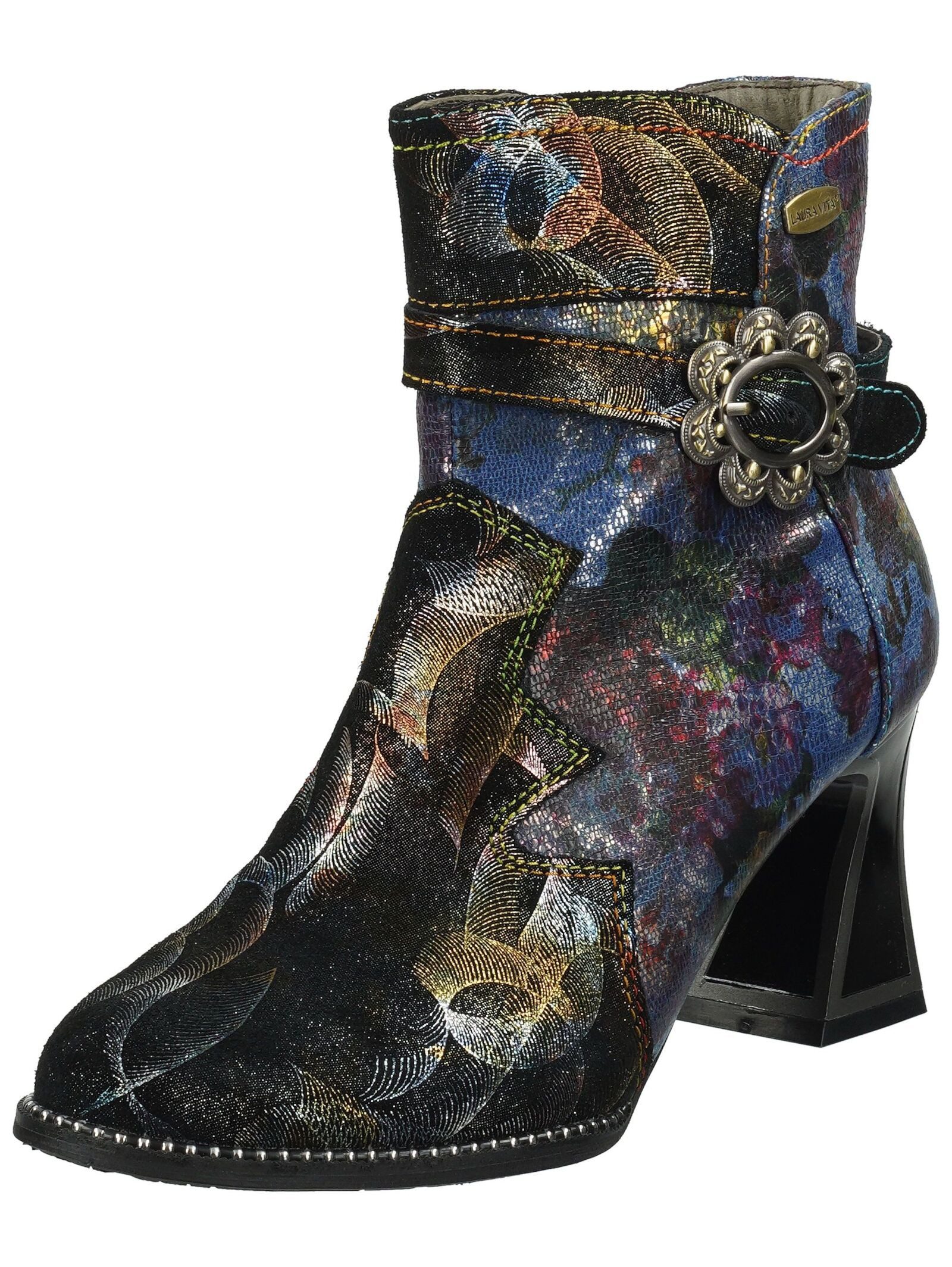 LAURA VITA Stiefelette Leder/Textil Stiefelette