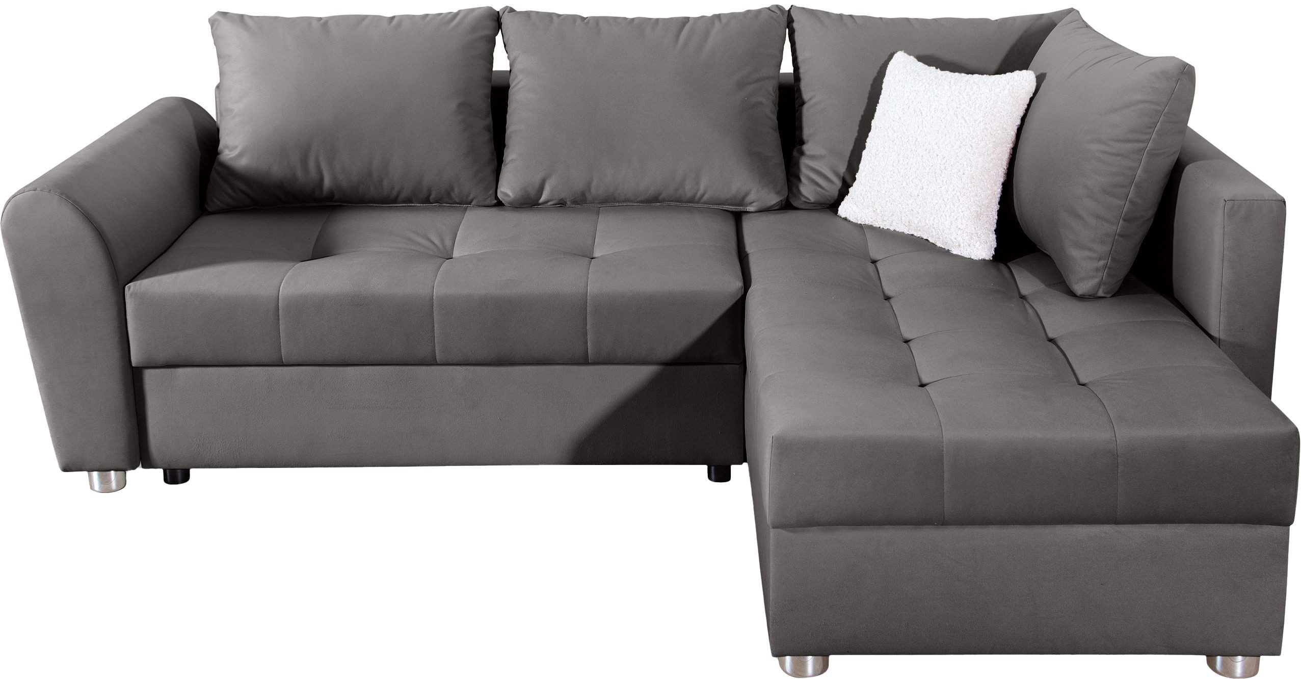 COLLECTION AB Ecksofa "JANA", Ecksofa,Bettfunktion,Bettkasten,Bonnelfederke günstig online kaufen