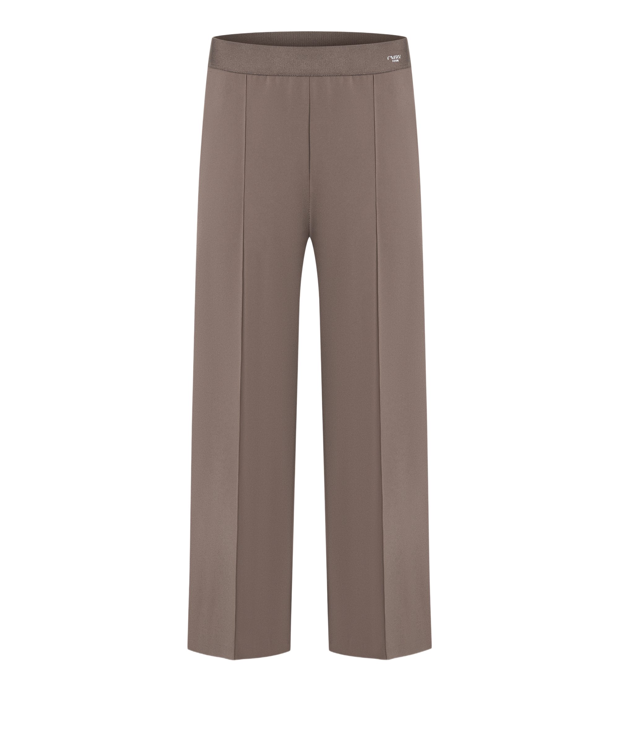 Cambio Stoffhose braun,Casual,Polyester,Unifarben,Wide Leg,Mittel