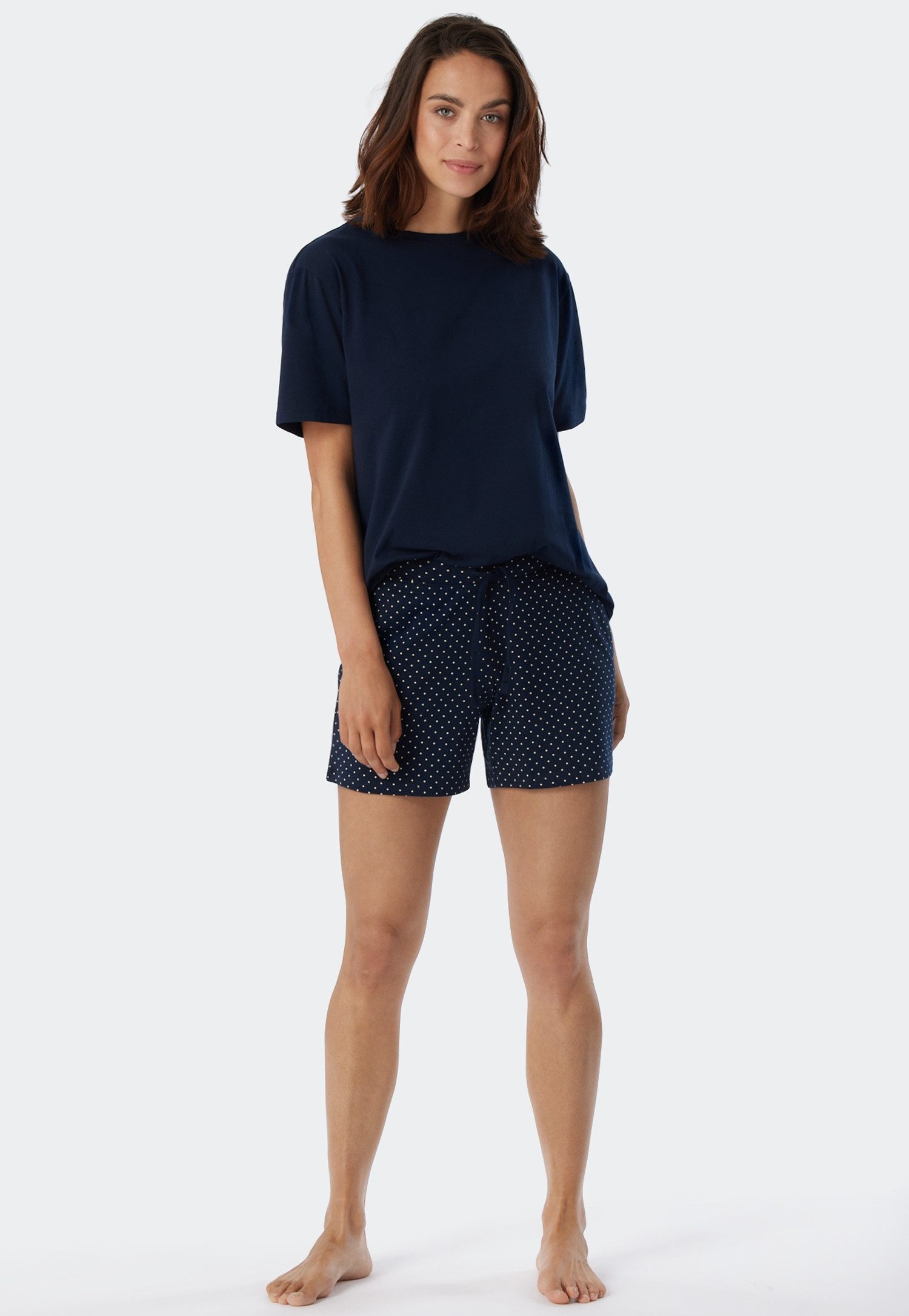 Schiesser Shorts Mix + Relax seitliche Taschen, Single Jersey, bequem, lockerer Schnitt – Bild 4 von 5