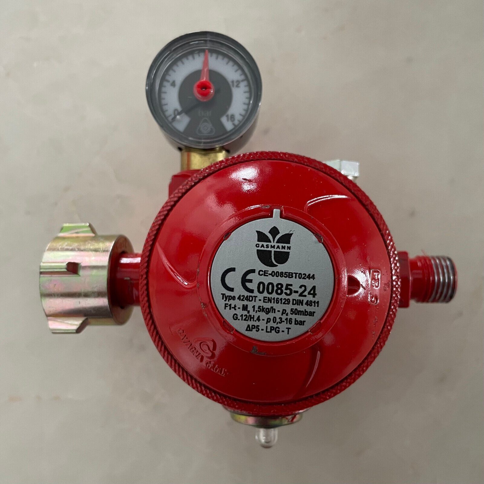 Gasdruckregler Gas Haushaltsregler Gasregler 50mbar