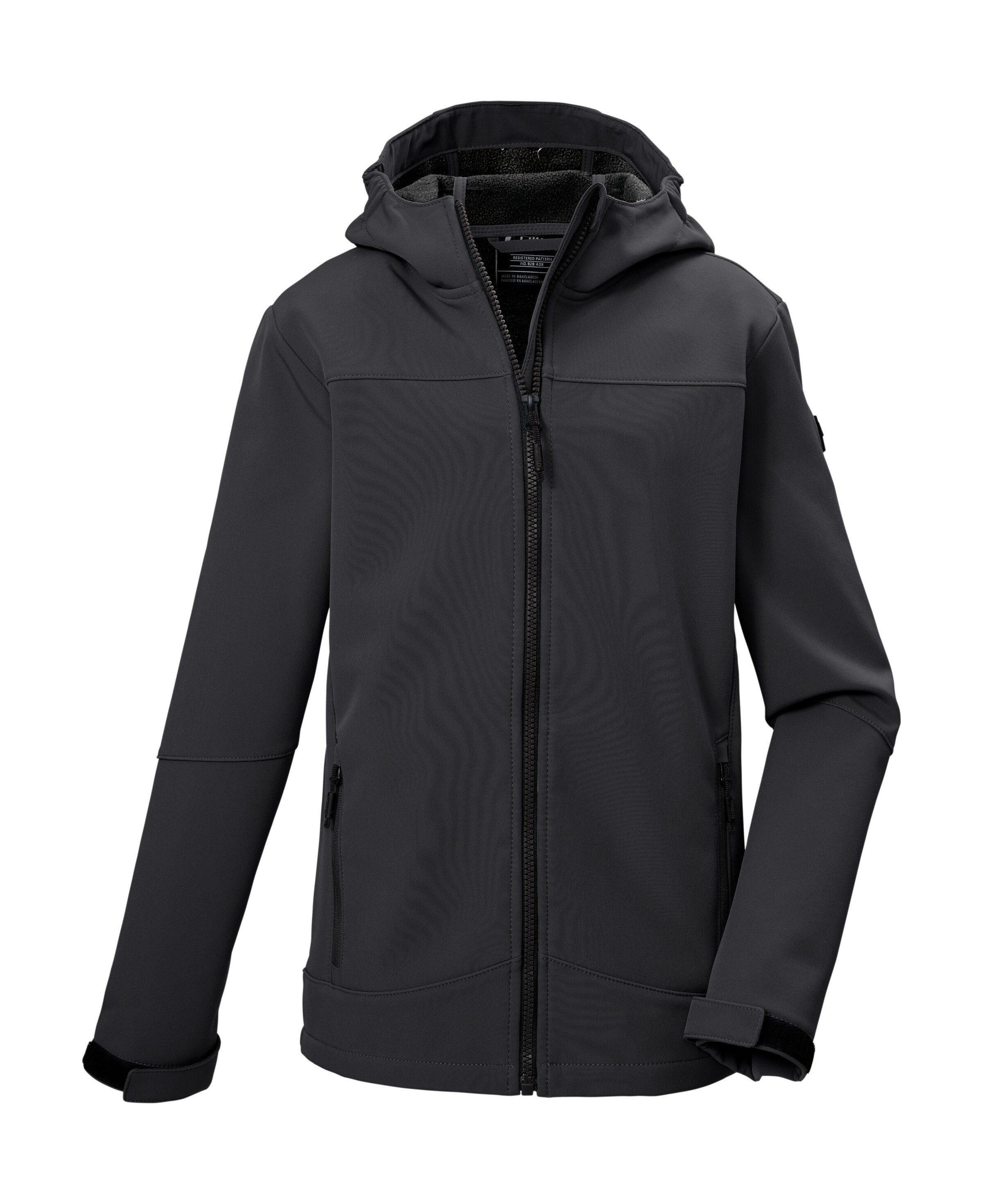 Killtec Softshelljacke KOS 484 BYS SFTSHLL JCKT Winddichte, wasserabweisende Softshelljacke mit Kapuze