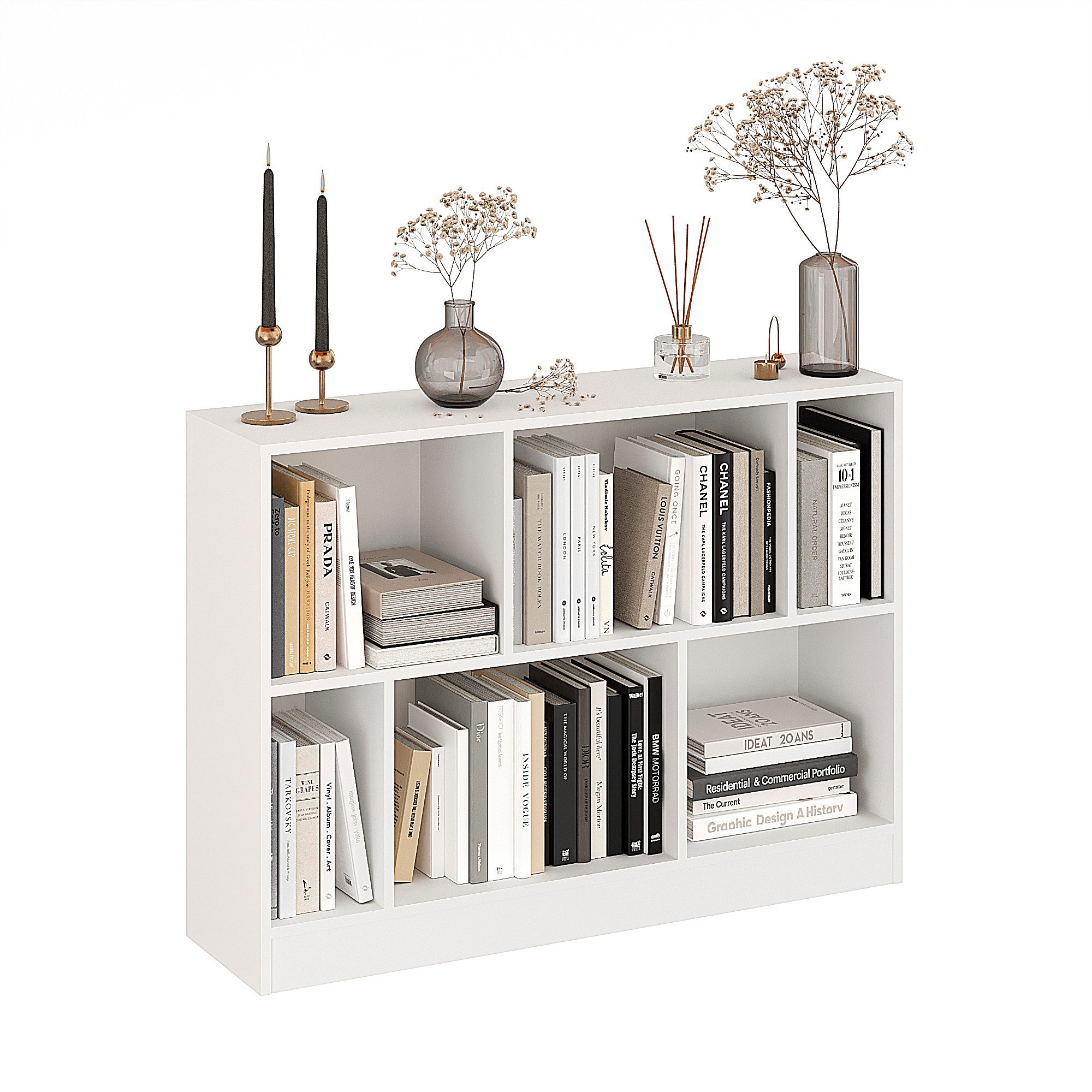 KOMTO Bücherregal Rectolibra Weiß - Würfelregal günstig online kaufen