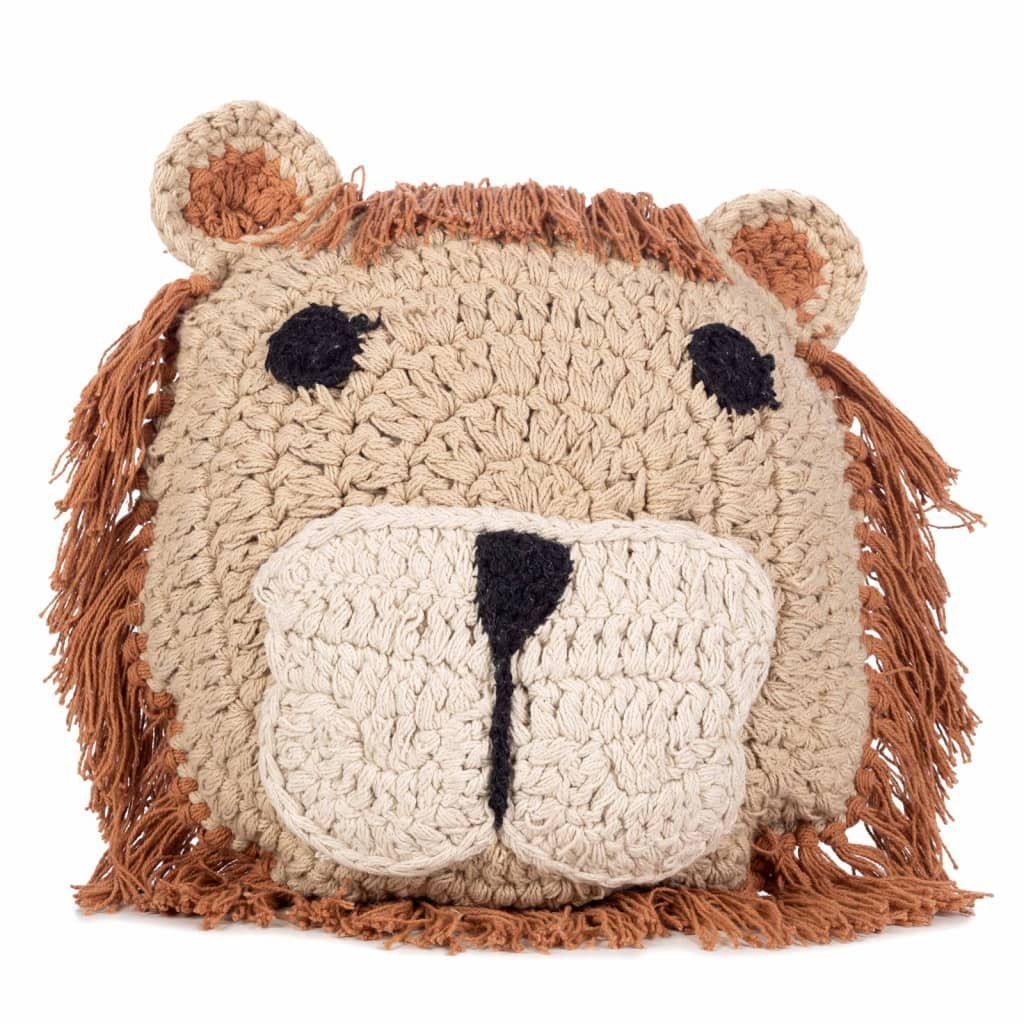 KidsDepot Sitzauflage Kinderkissen Lion 38 cm Baumwolle, (1 St)