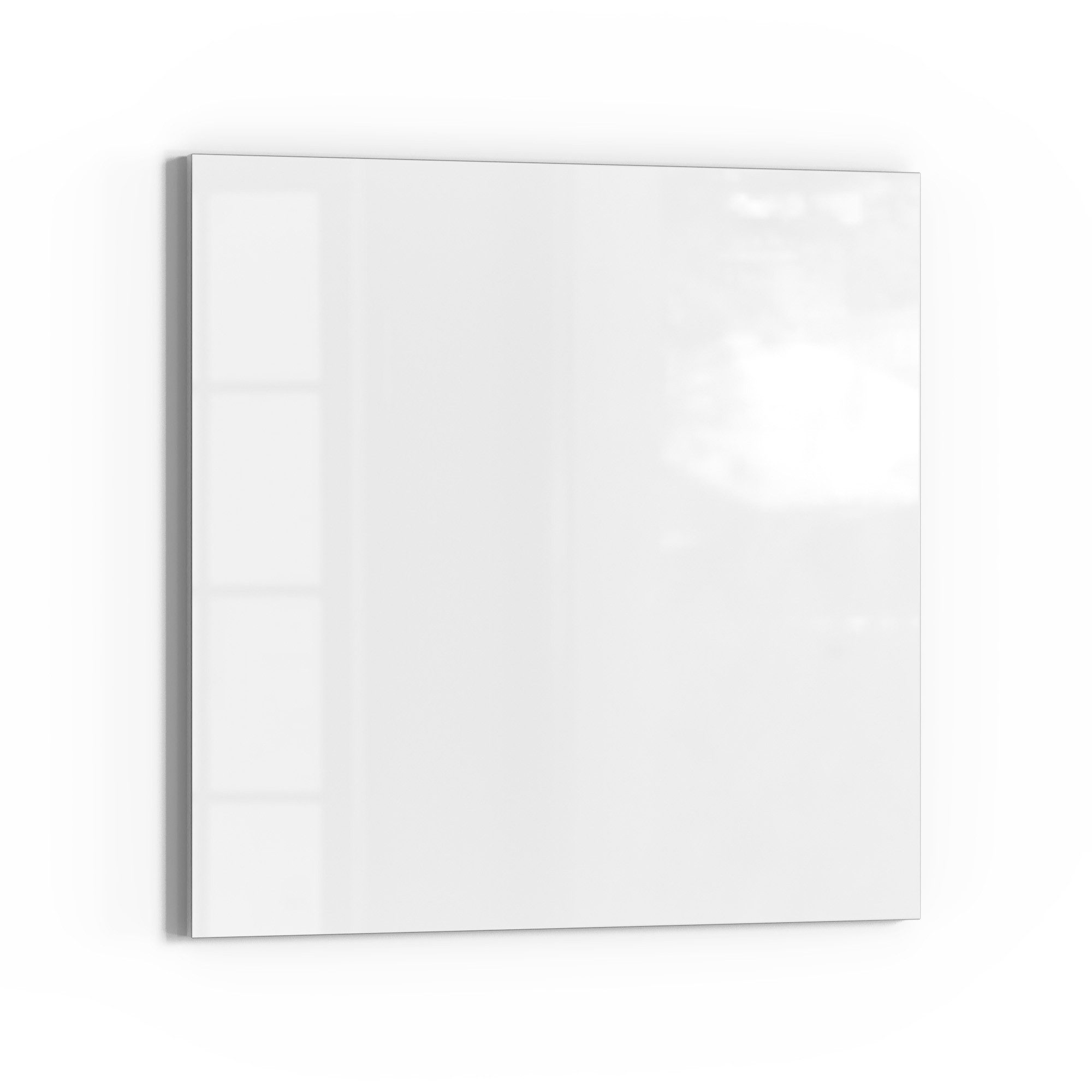 DEQORI Magnettafel 'Unifarben - Weiß', Whiteboard Pinnwand beschreibbar