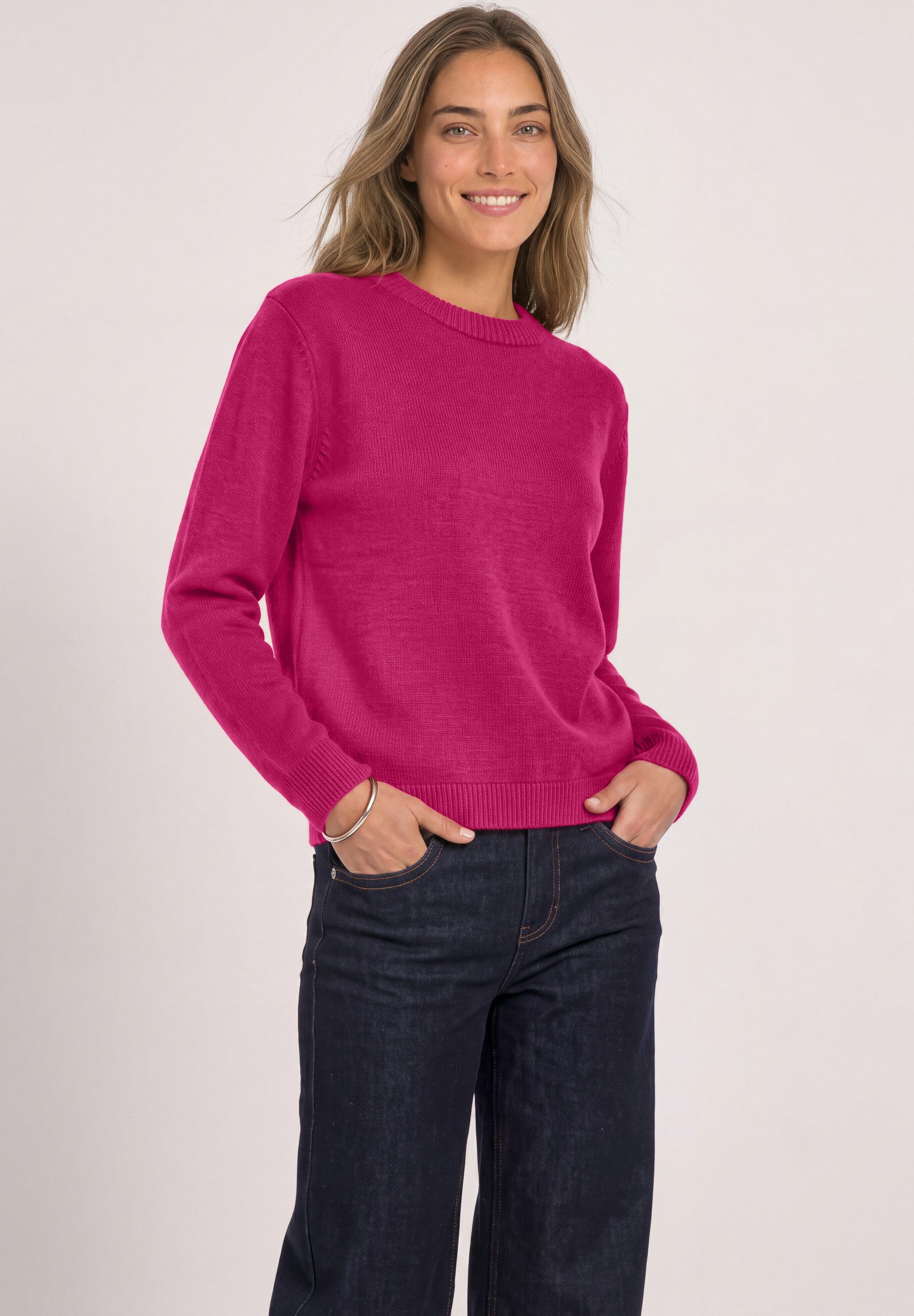 STREET ONE Strickpullover mit U-Boot-Ausschnitt