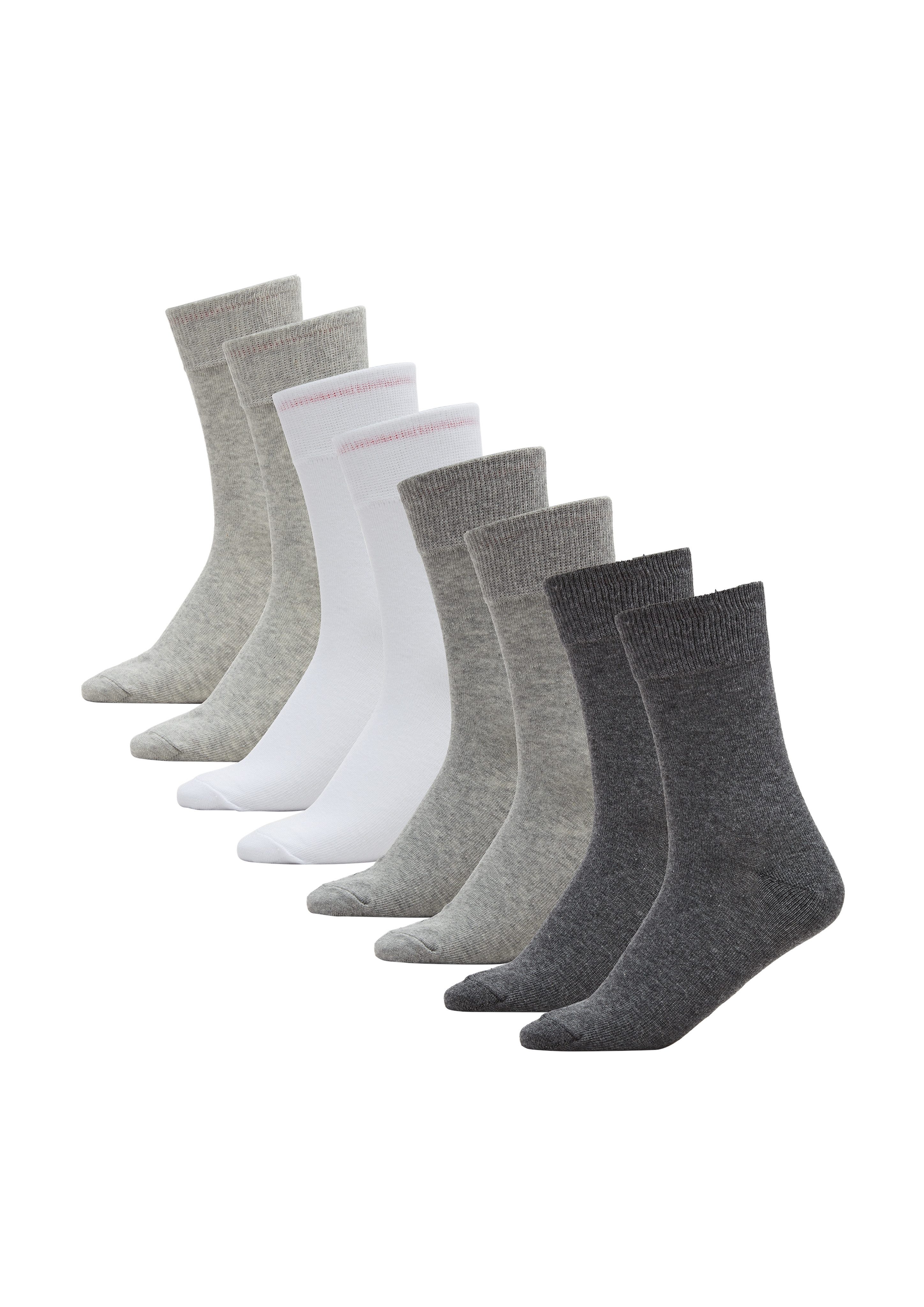 s.Oliver Socken essentials (8-Paar) mit weichem Bund günstig online kaufen