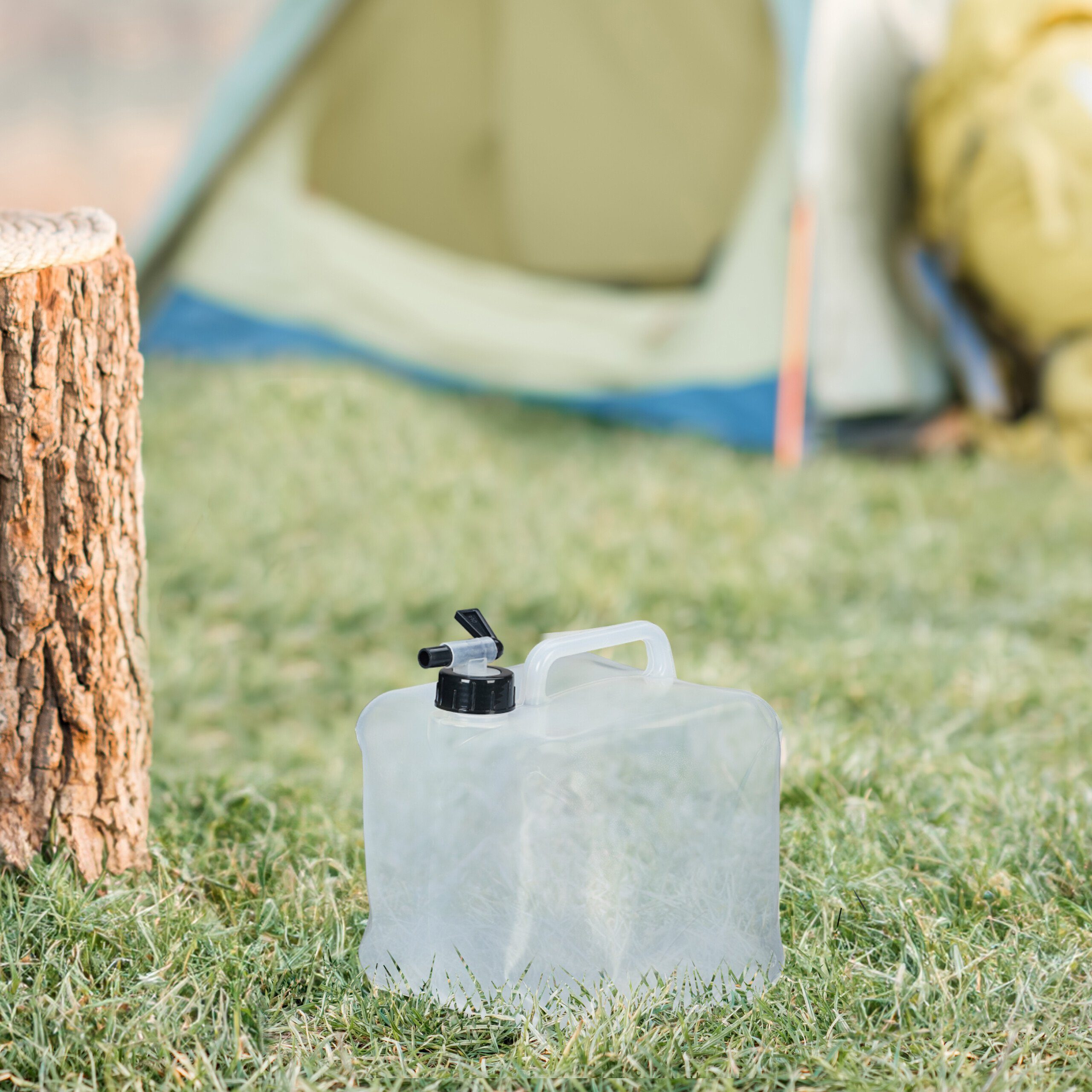 relaxdays Kanister Faltbarer Wasserkanister im 4er Set, 5 Liter