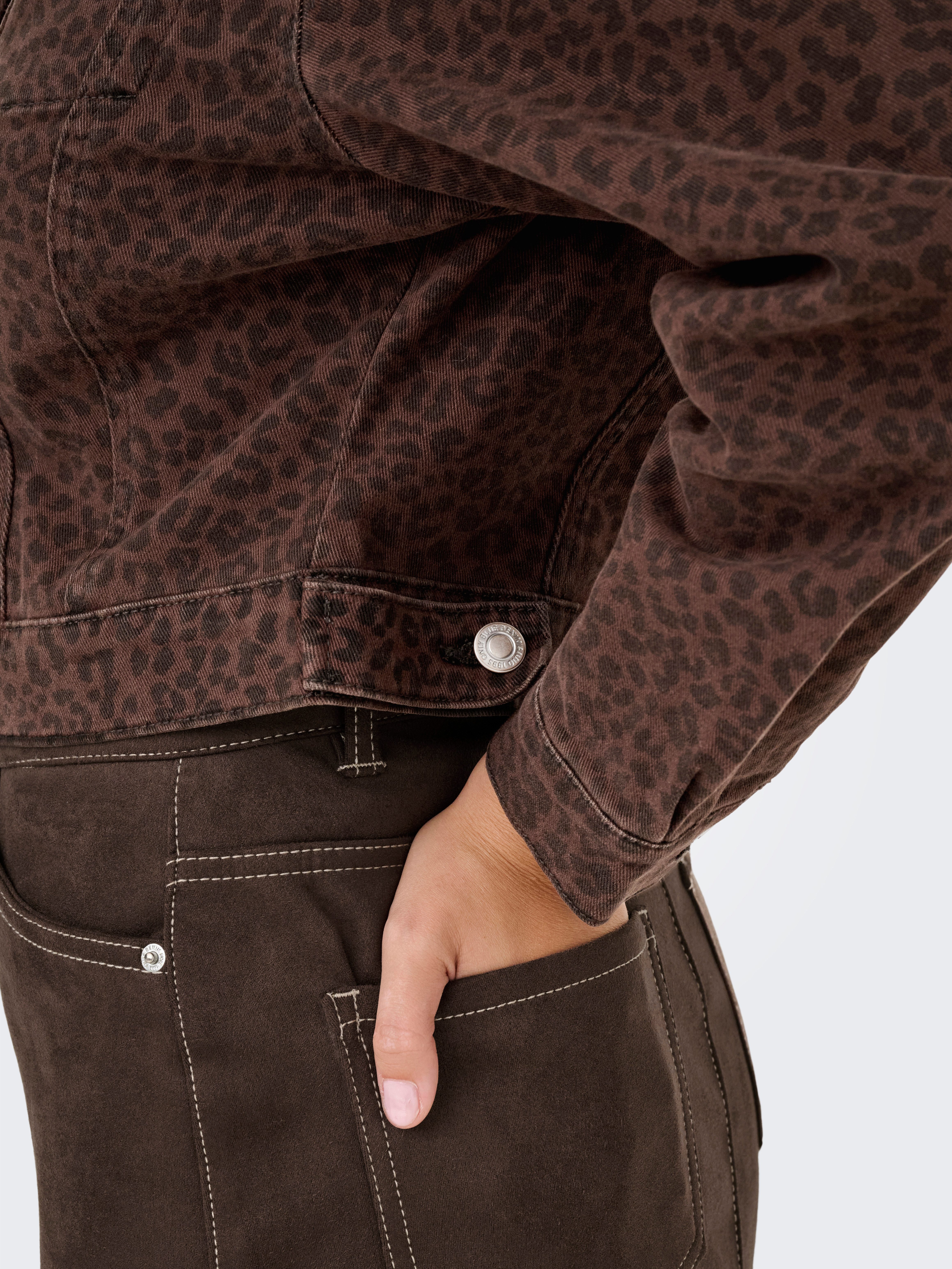 ONLY Jeansjacke ONLANLIE-ANIMAL L/S JACKET CC PNT günstig online kaufen