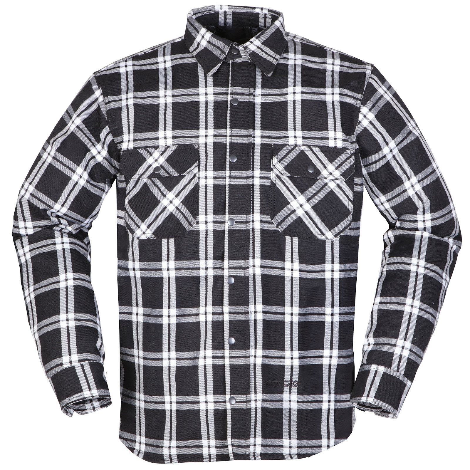Modeka Motorradjacke Modeka Colden Motorradhemd schwarz / weiß Herren atmun günstig online kaufen