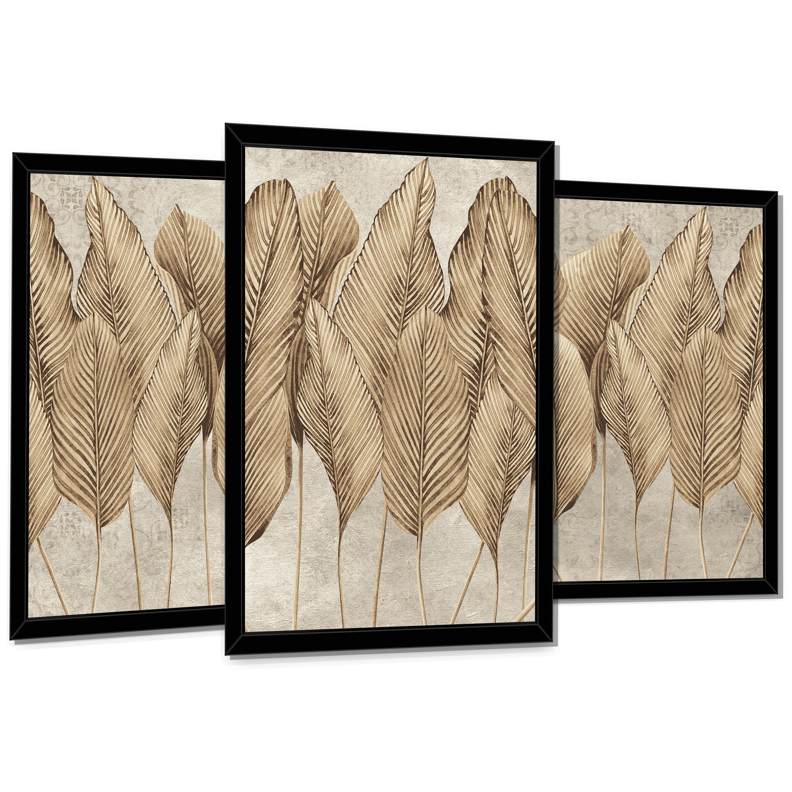 Wallarena Poster Set Mit Rahmen 3 Teilig Kunstdruck 3er Bilder Wandbilder W günstig online kaufen