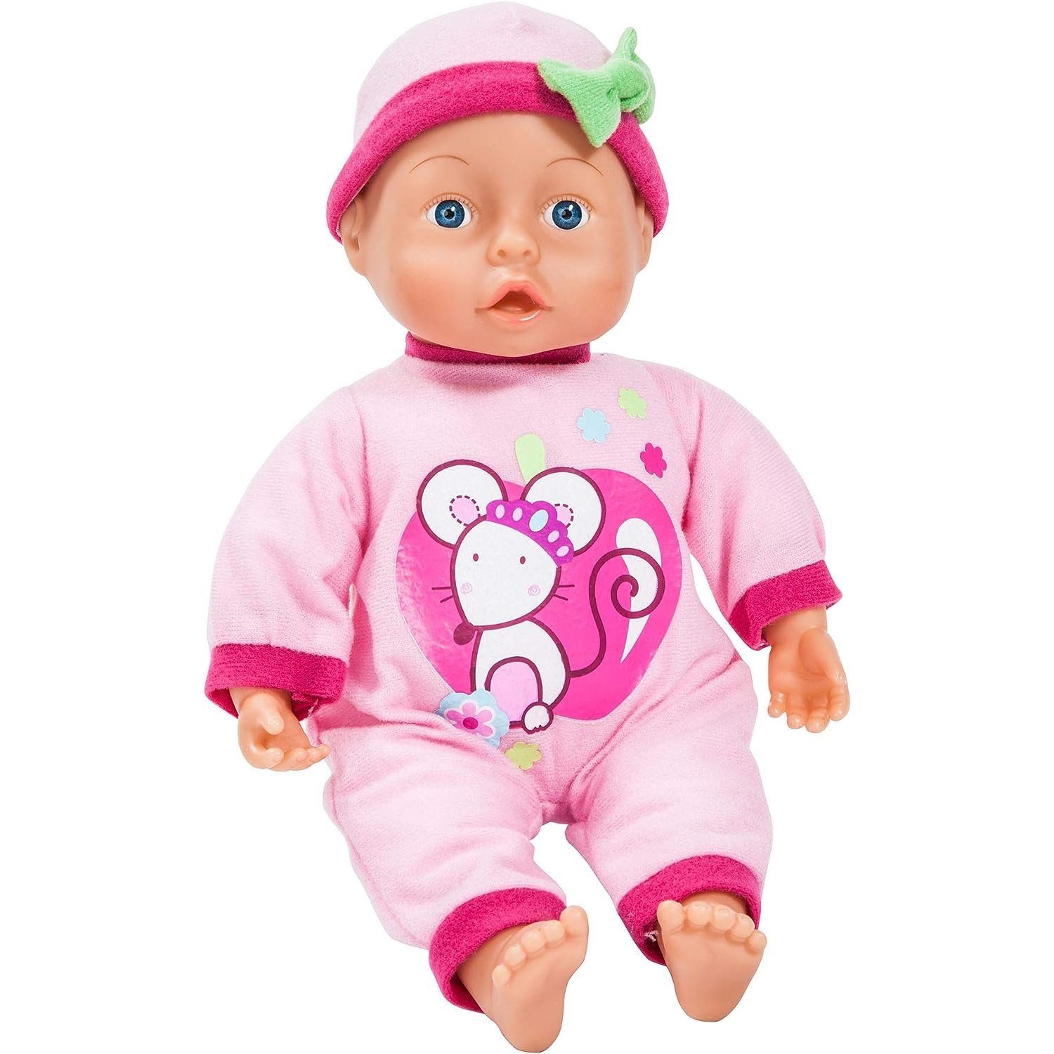 Babypuppe 93363AB Babypuppe First Words 33cm, rosa
