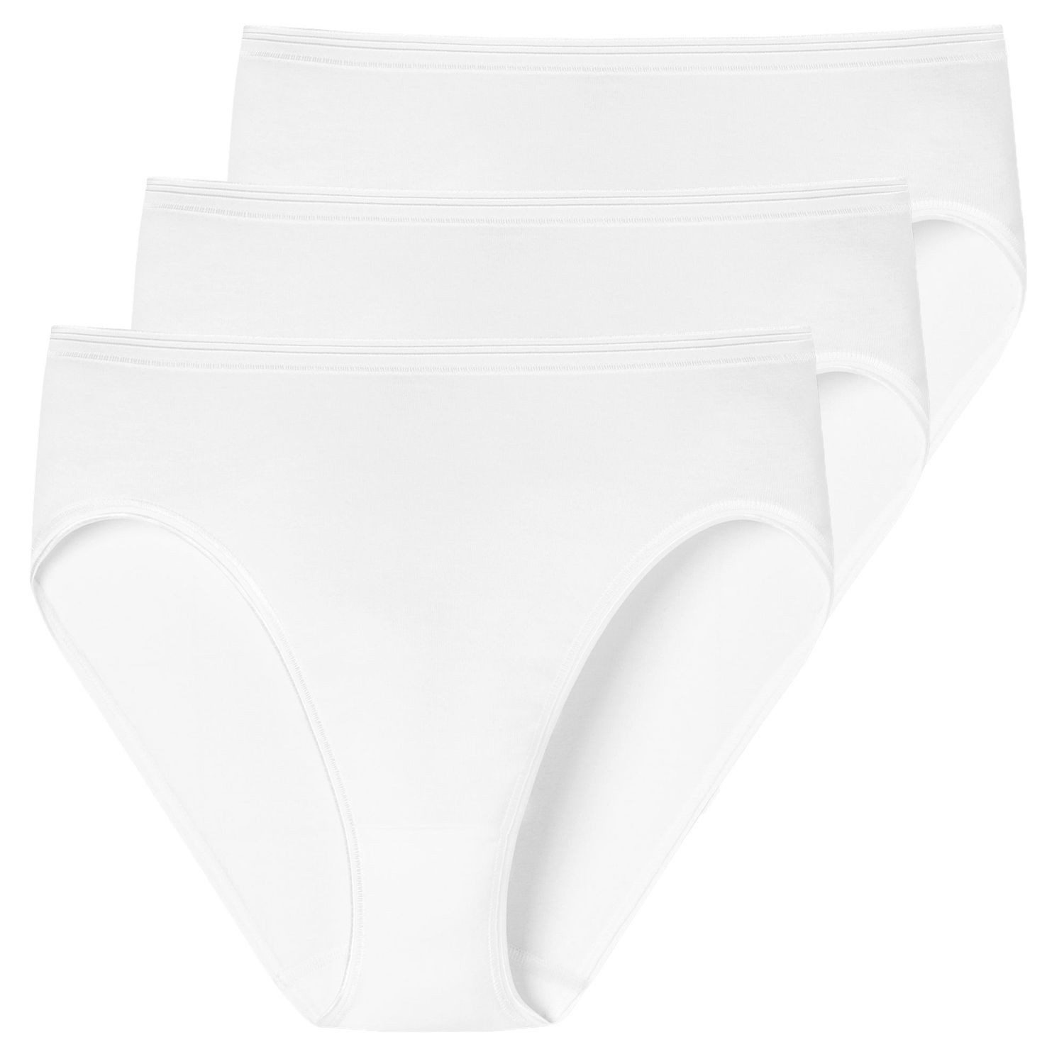 Schiesser Jazz-Pants Slips (3-St) flache Nähten, ohne Seitennähte, seidig w günstig online kaufen