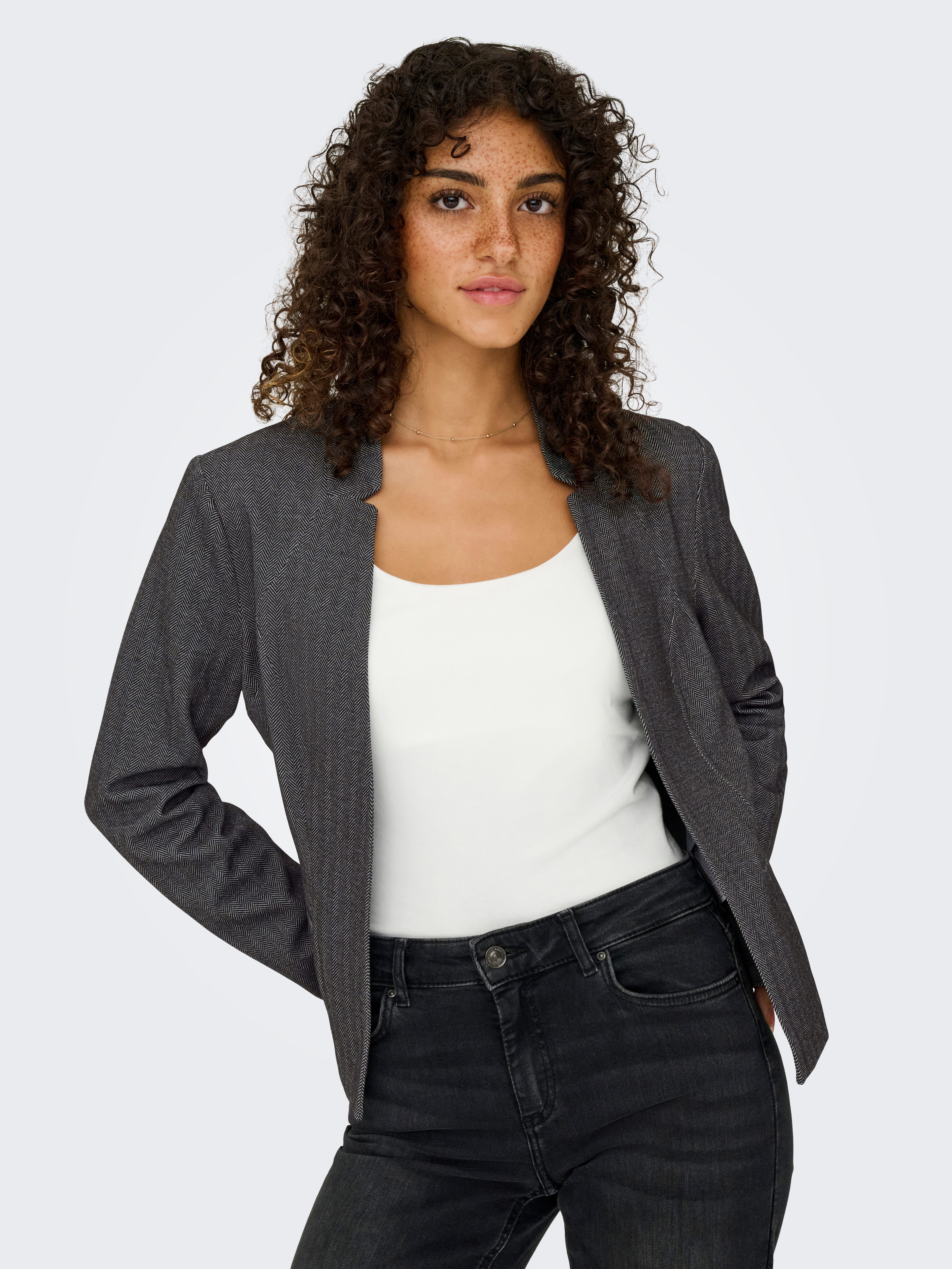 ONLY Kurzblazer ONLADDY L/S HARRINGBONE BLAZER günstig online kaufen
