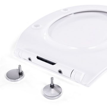 cozytrix WC-Sitz Modern Soft Close Duroplast mit Ein-Klick Schnellverschluss