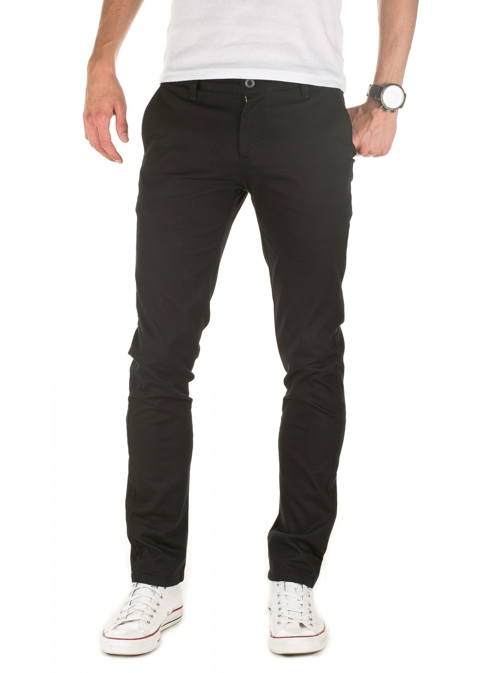 WOTEGA Chinohose Chino Pants Penta Schwarz (caviar (194006))