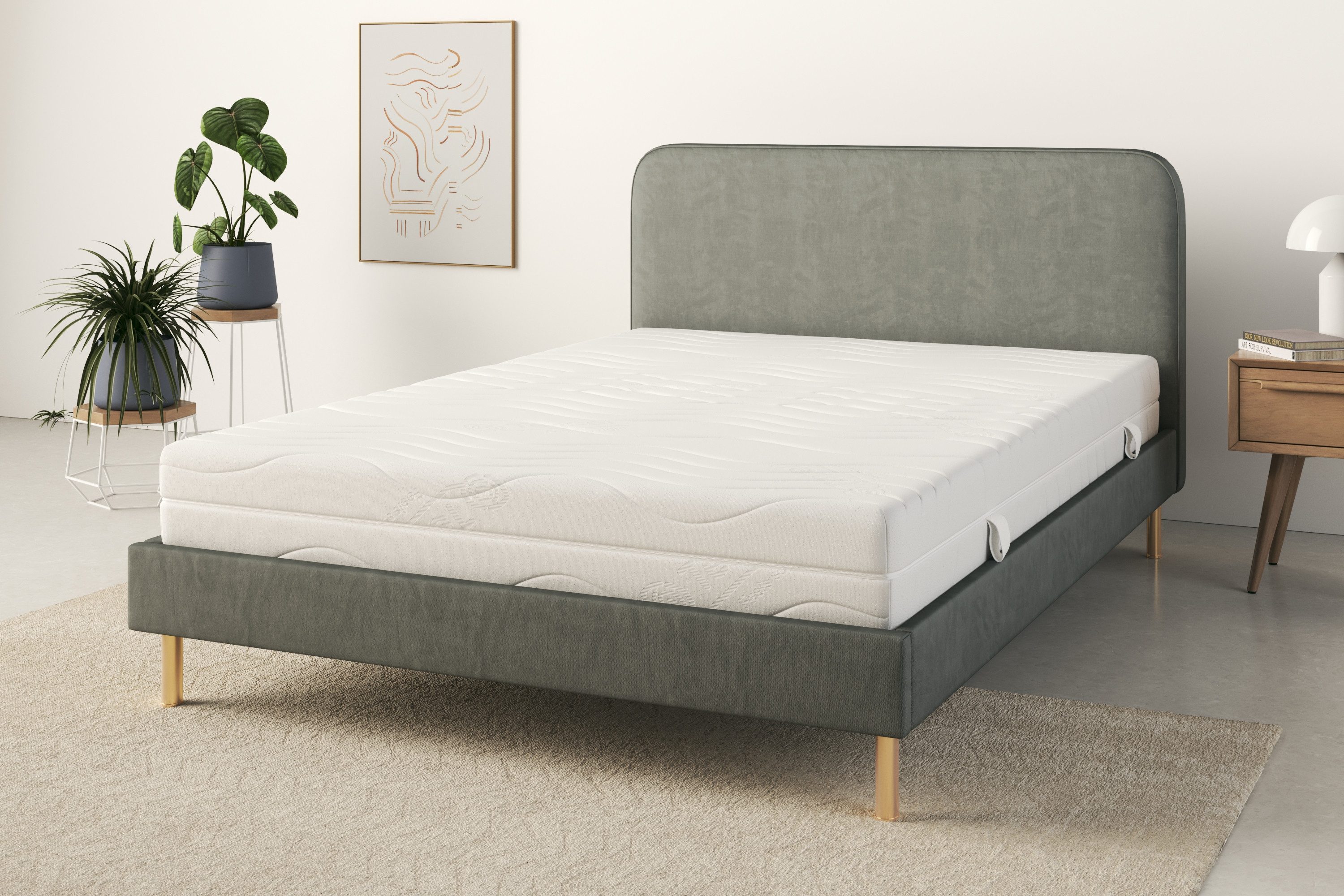 Komfortschaummatratze Tornby, 90x200 cm, 140x200 cm & weitere Größen, atmungsaktiv, OTTO home, 21 cm hoch, Wendematratze H2+3/H3+4/H4+5, ergonomisch, langlebige – Bild 2 von 5