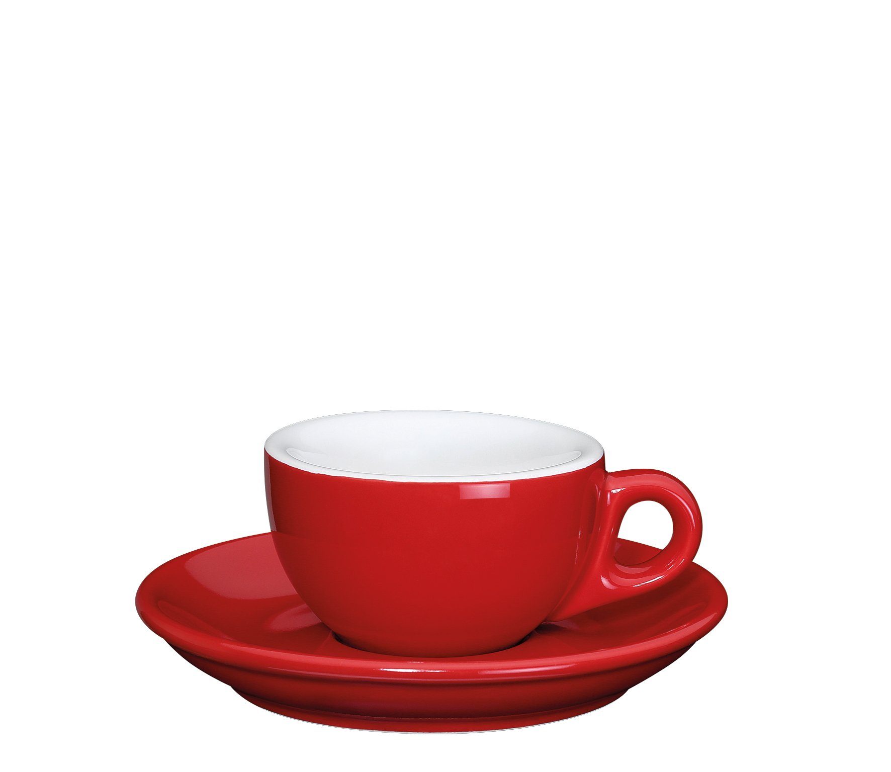 Cilio Tasse Espressotasse Mokkatasse Tasse Untertasse dickwandig cilio ROMA, Material: Porzellan