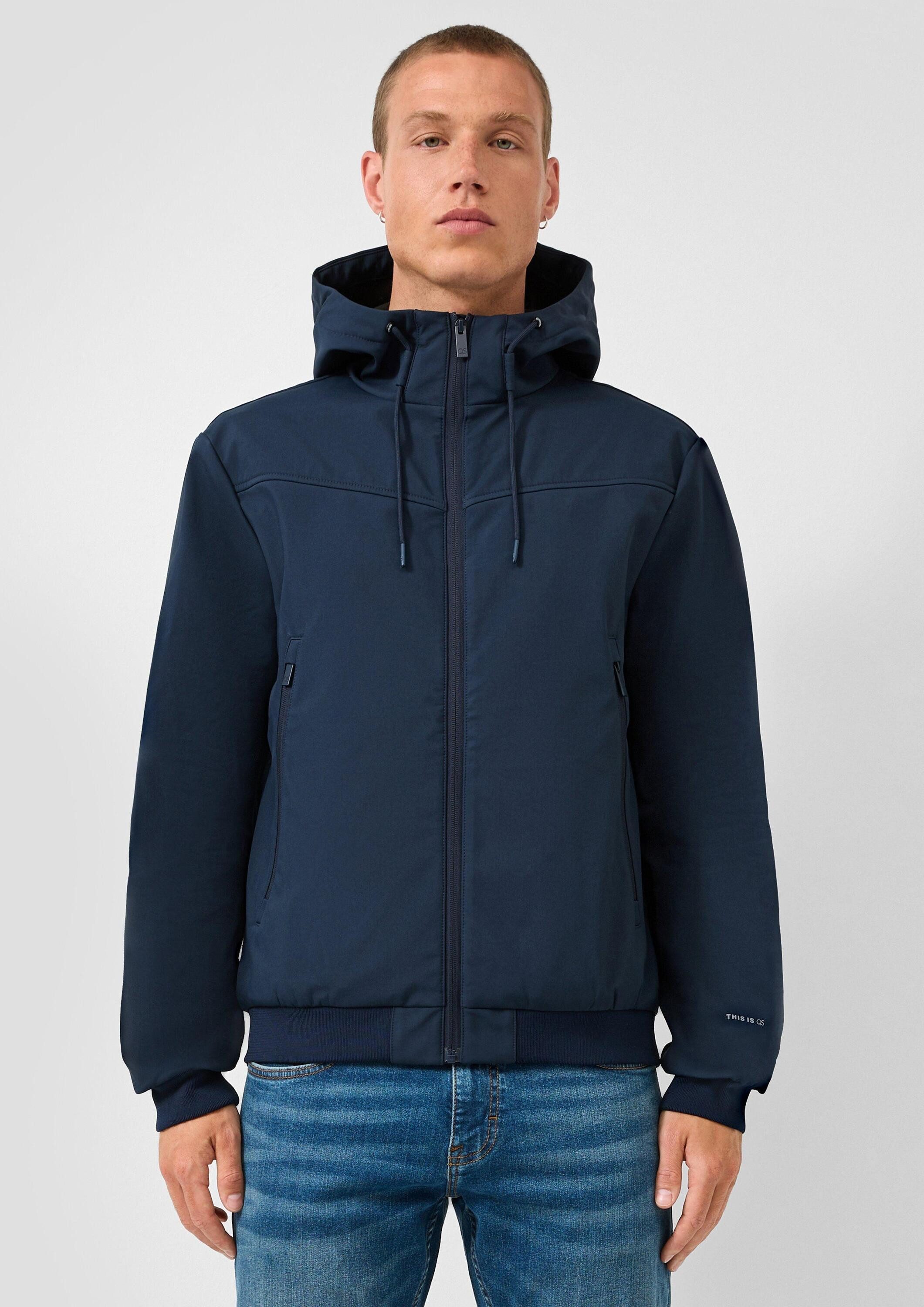 Softshell-Arbeitsjacke Marineblau – Funktionsjacke Mit Warnfunktion, Gr. S–XXXL