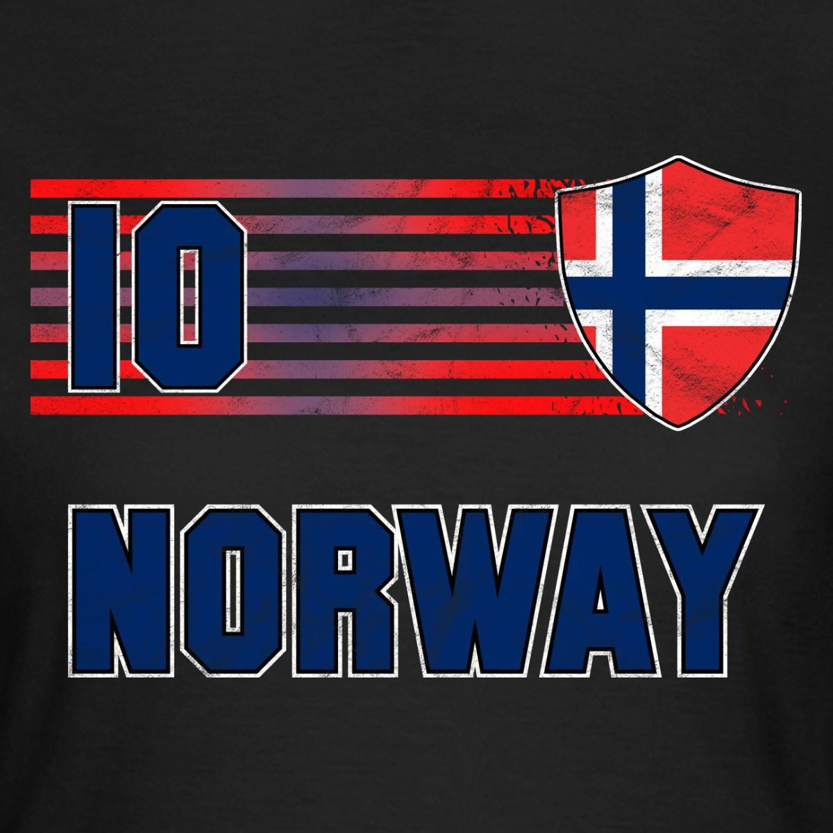 Spreadshirt T-Shirt Norwegen Trikot, Norwegen Fußball Flagge Frauen T-Shirt (1-tlg) Slim Fit, fällt klein aus