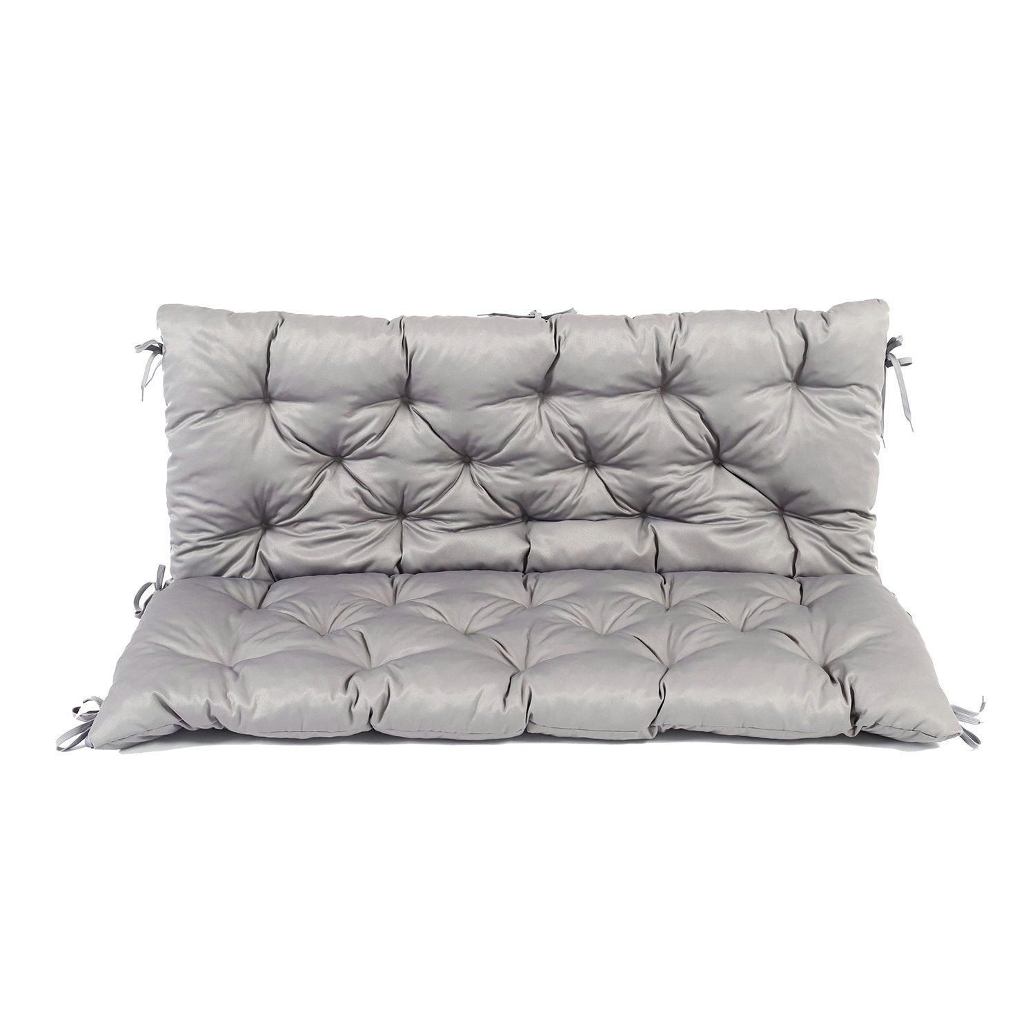 Home Feeling Bankauflage 2/3-Sitzer Sitzkissen mit Rückenteil