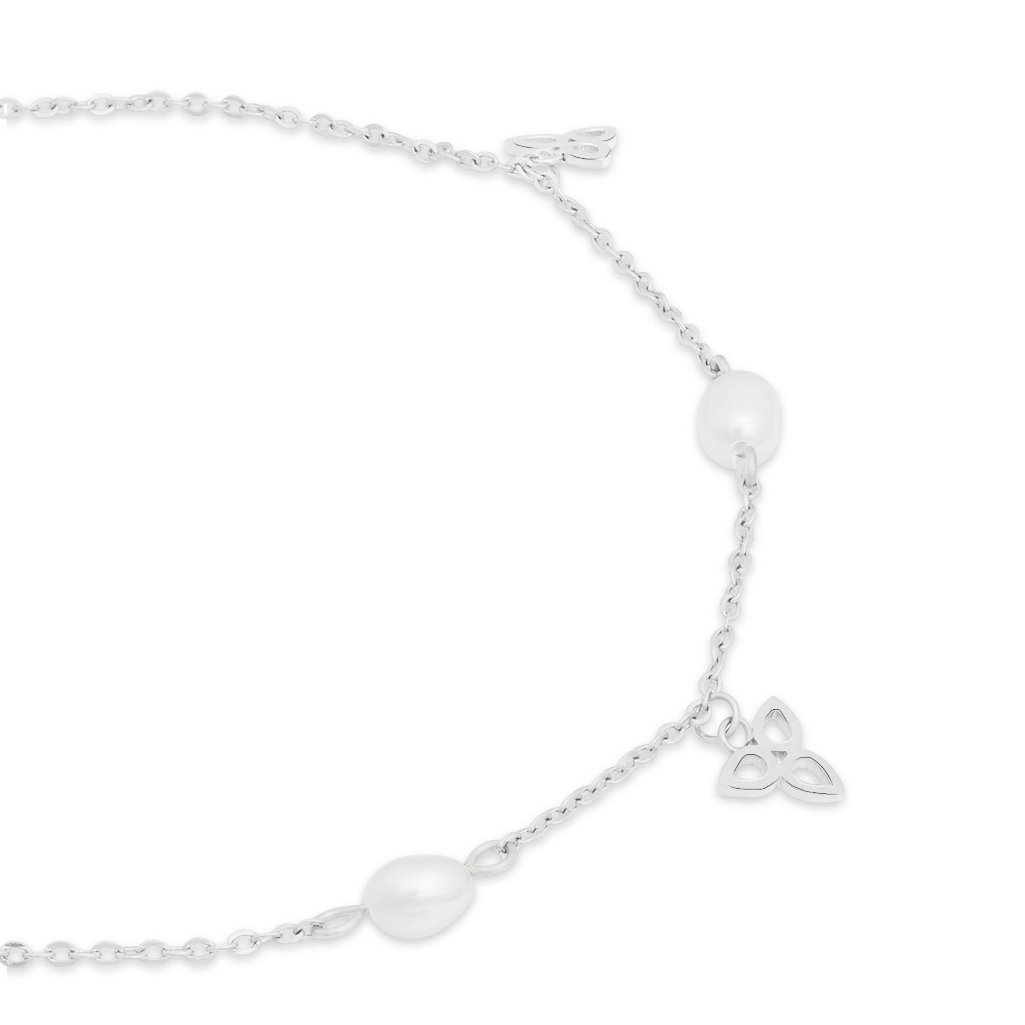 Tamaris Armband Schmuck Geschenk Edelstahl Armkette, mit Zirkonia (synth) - mit Kunststoffperle