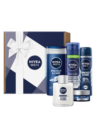  Nivea Hautpflege-Set MEN Protect & Car...