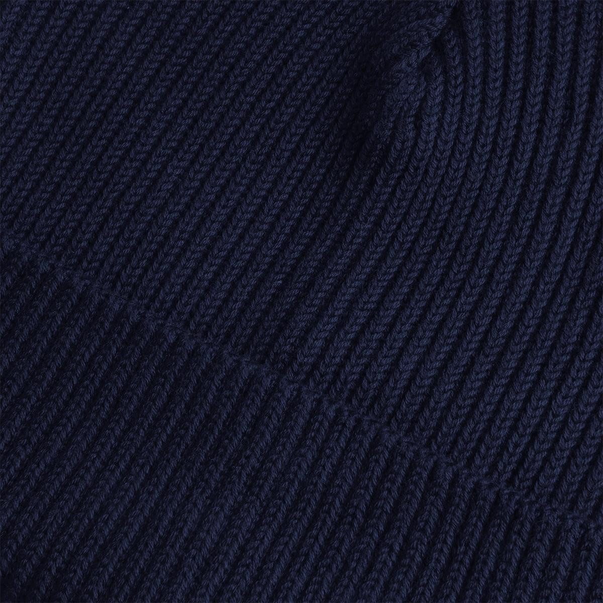 Spreadshirt Beanie Braunbär Bär Silhouette Stickerei Fisherman Beanie Bio Mütze (1-St)