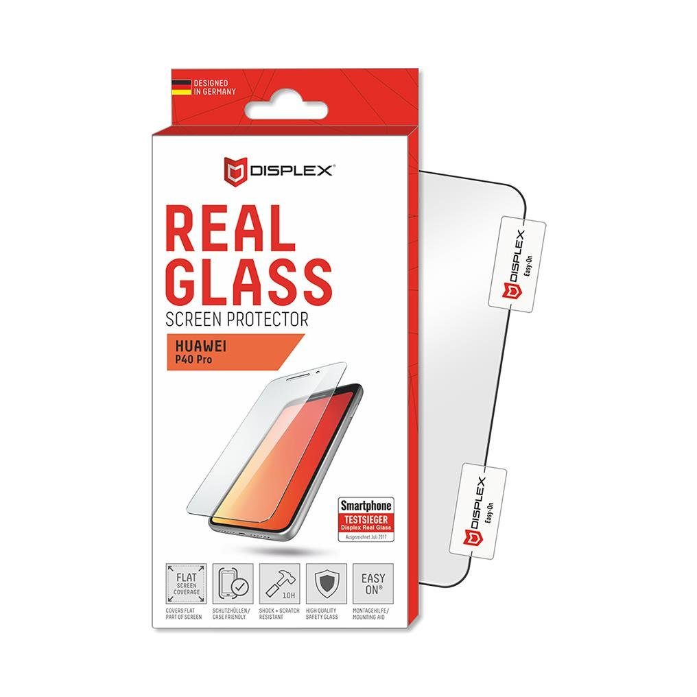 Displex Displex Real Glass 3D Echtglas + Rahmen für Huawei P40 Plus,  Displayschutzglas