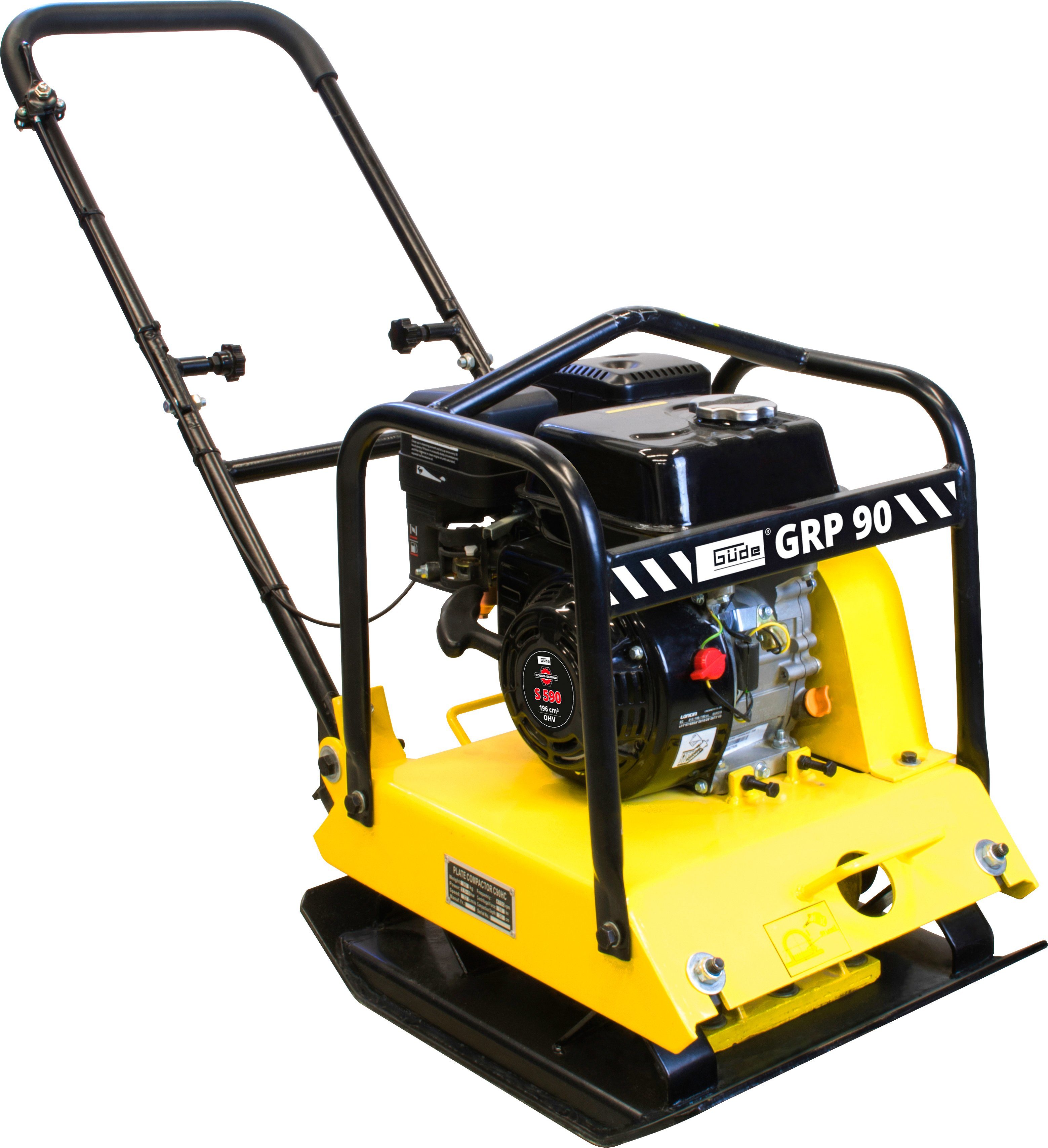 GÜDE Rüttelplatte »GRP 90«, Ideal für Pflaster und