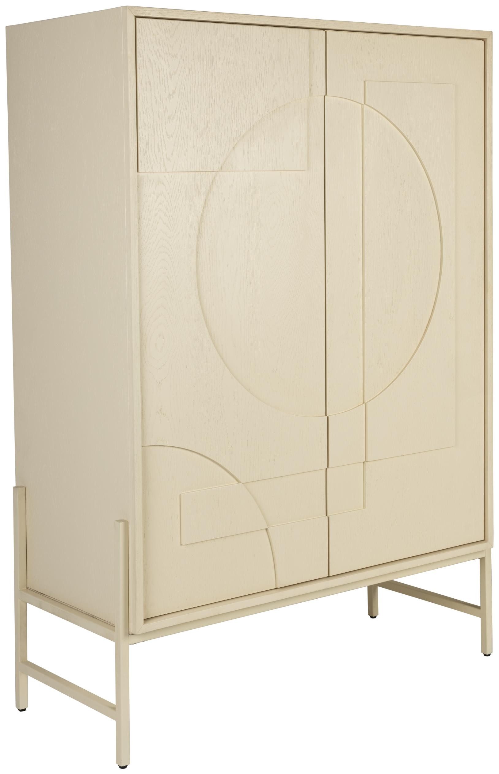 Zuiver Mehrzweckschrank ZUIVER Schrank Faces aus Eiche – Design-Highlight mit 3D-Front