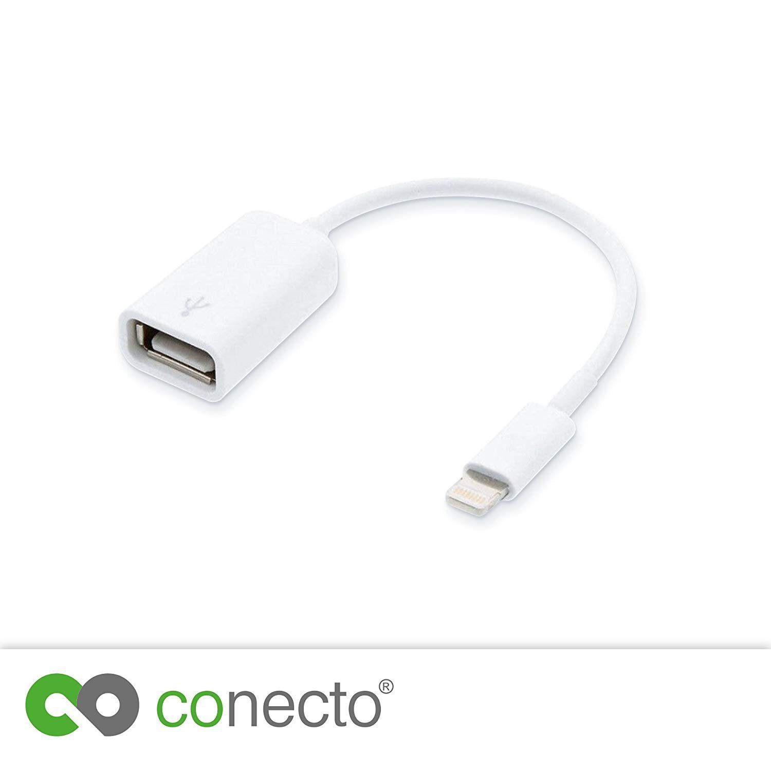 conecto USB-OTG Перехідники-Kabel mit 8-pin-Stecker für Apple iPhone 5 - X + iPad USB-Kabel