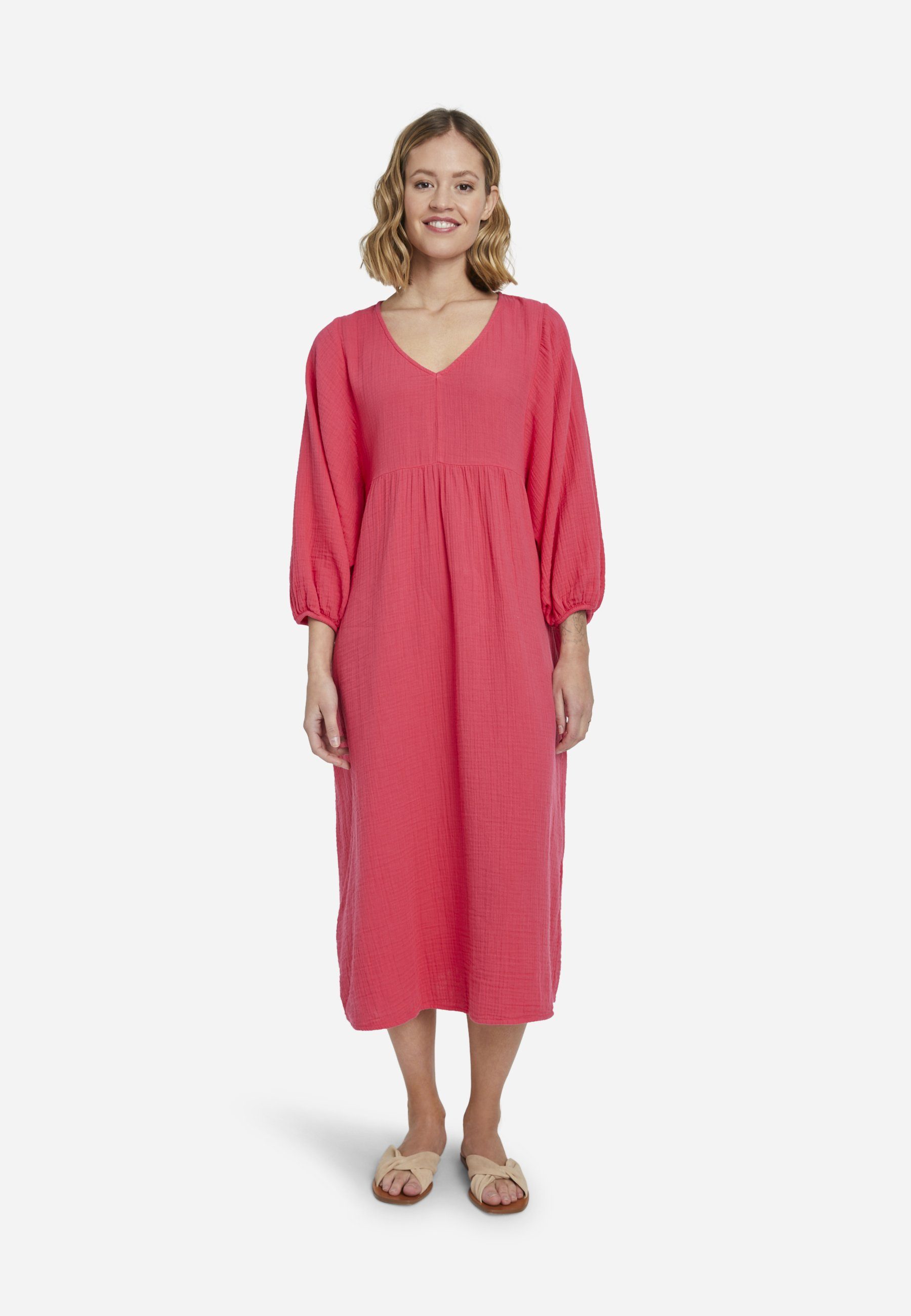 Smith & Soul Sommerkleid Oversize V-neck Muslin Dress | Sommerkleider