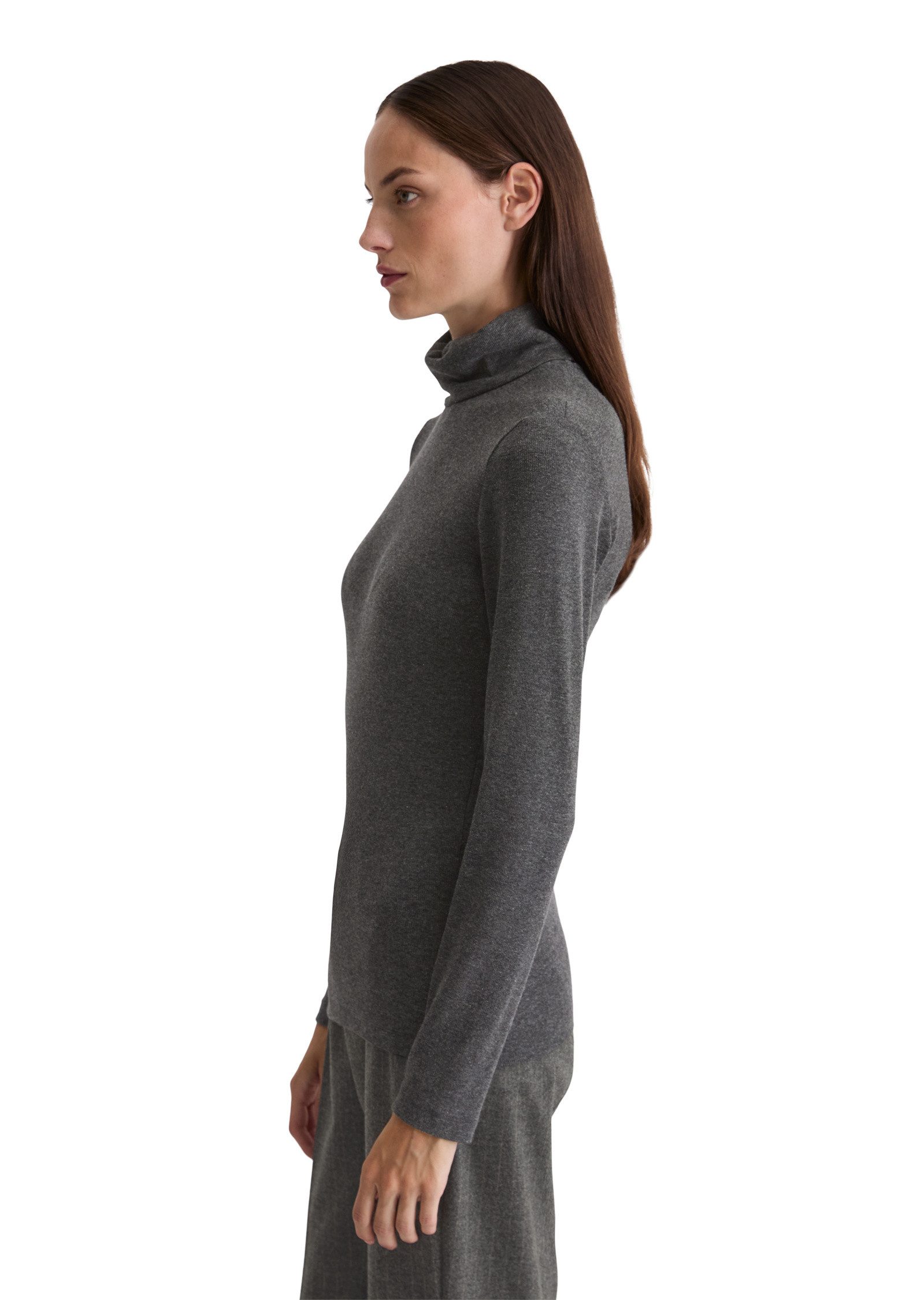 Marc O'Polo Langarmshirt aus soft geripptem Jersey günstig online kaufen