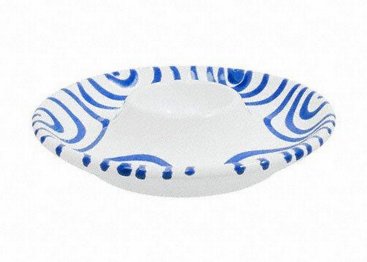 Gmundner Keramik Becher Blaugeflammt Ostergeschirr, Keramik, d: 12 cm