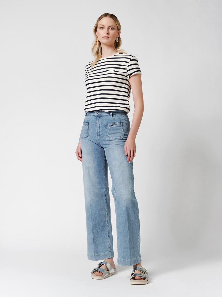 ROSNER Bootcut-Jeans Audrey1_085 (1-tlg) mit kleinen Rahmentaschen günstig online kaufen