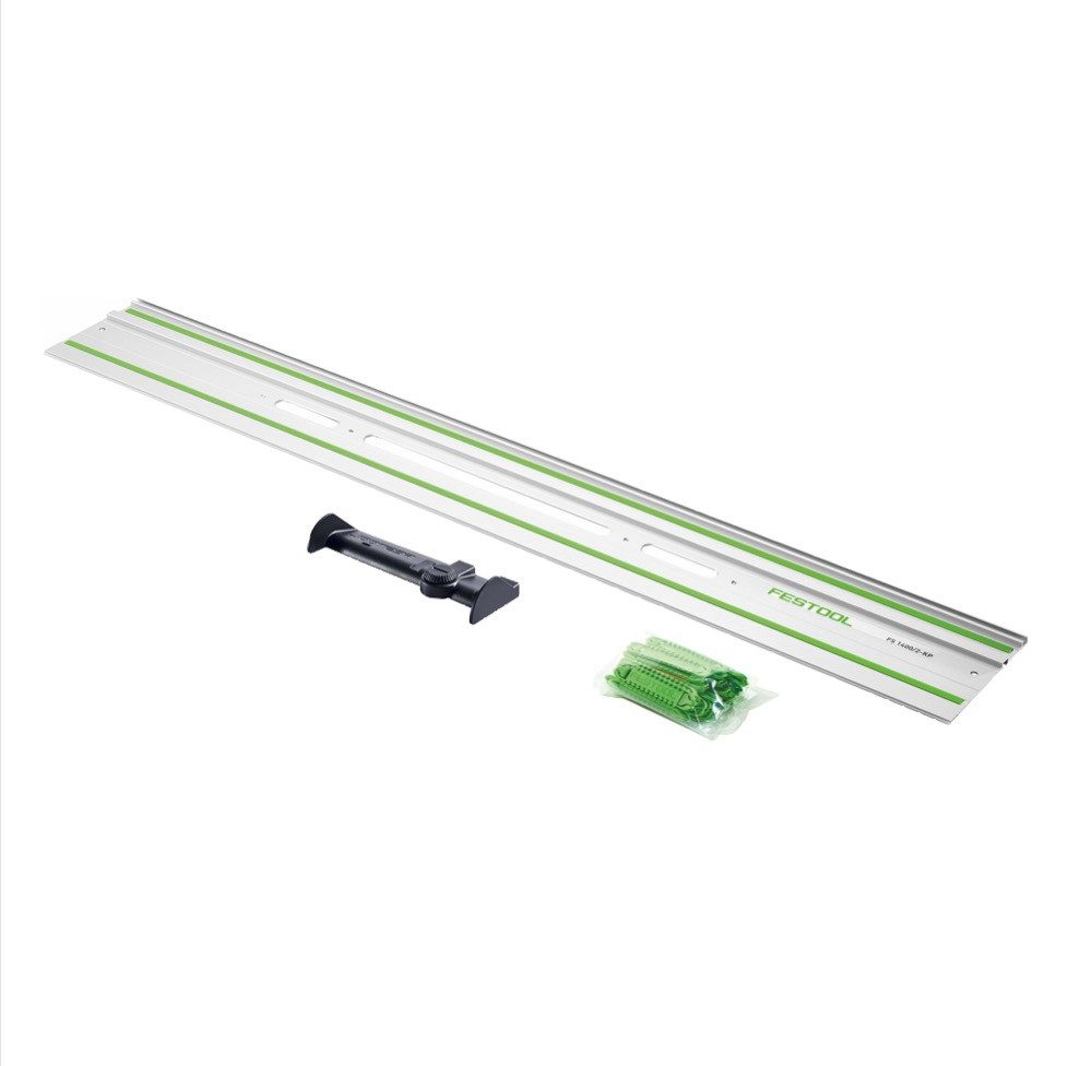 FESTOOL Maschinen-Führungsschienen FS 1400/2-KP Führungsschiene 1400 mm für Hand, Tauch und Stichsägen