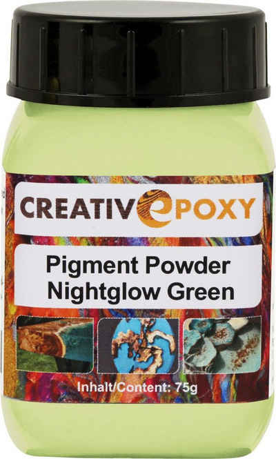 Boldt Bastelnaturmaterial Pigment Pulver Nightglow Green 75 g